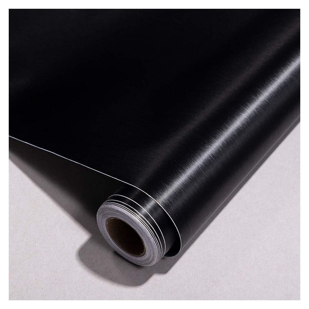 Papel Contacto Autoadhesivo GLOW4U 40x300cm Negro Acero