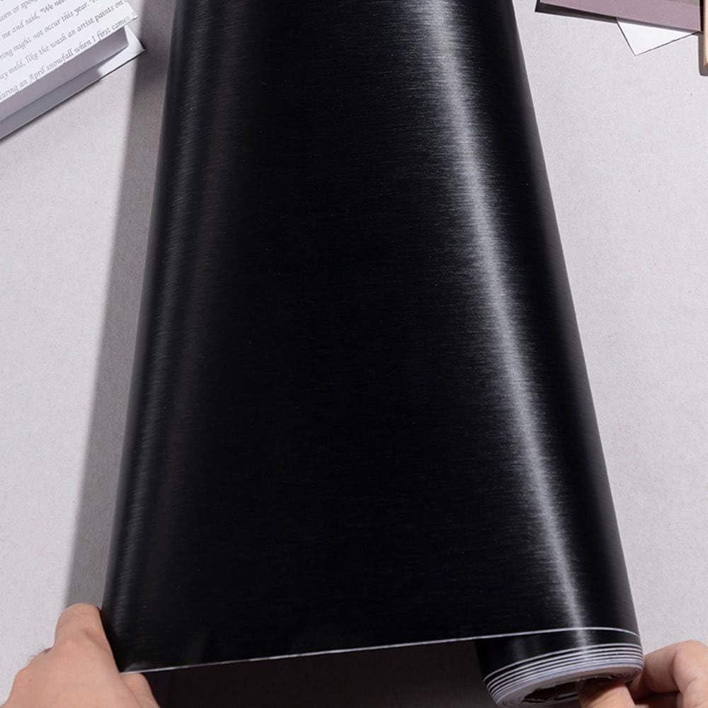 Papel Contacto Autoadhesivo GLOW4U 40x300cm Negro Acero