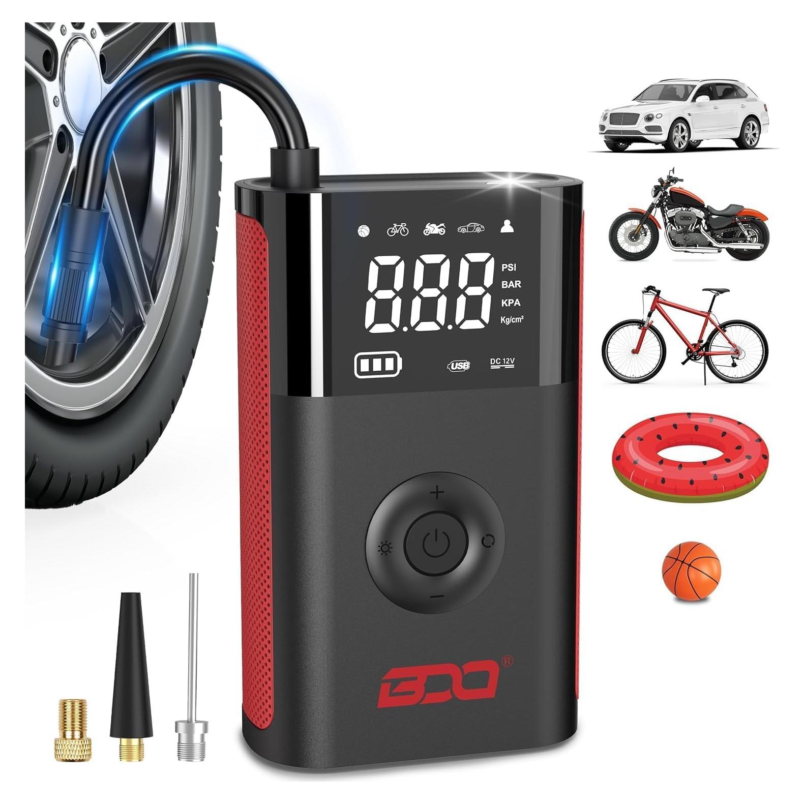 Compresor de Aire BDO 2191 - Inflador Portátil 150 PSI