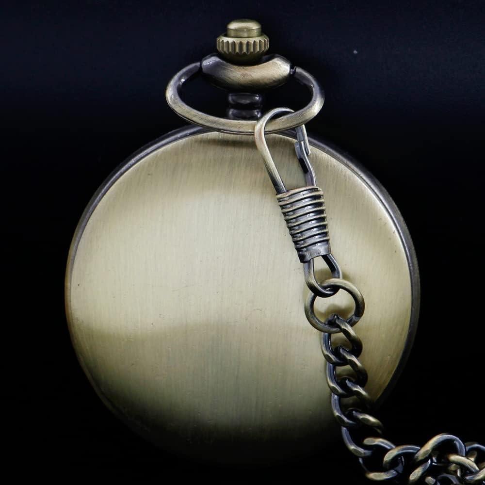 Reloj de bolsillo Tiong con cadena y grabado personalizado