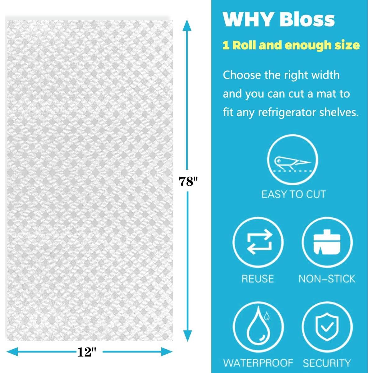 Mats para Refrigerador Bloss 30x198 cm, Lavables y Antideslizantes