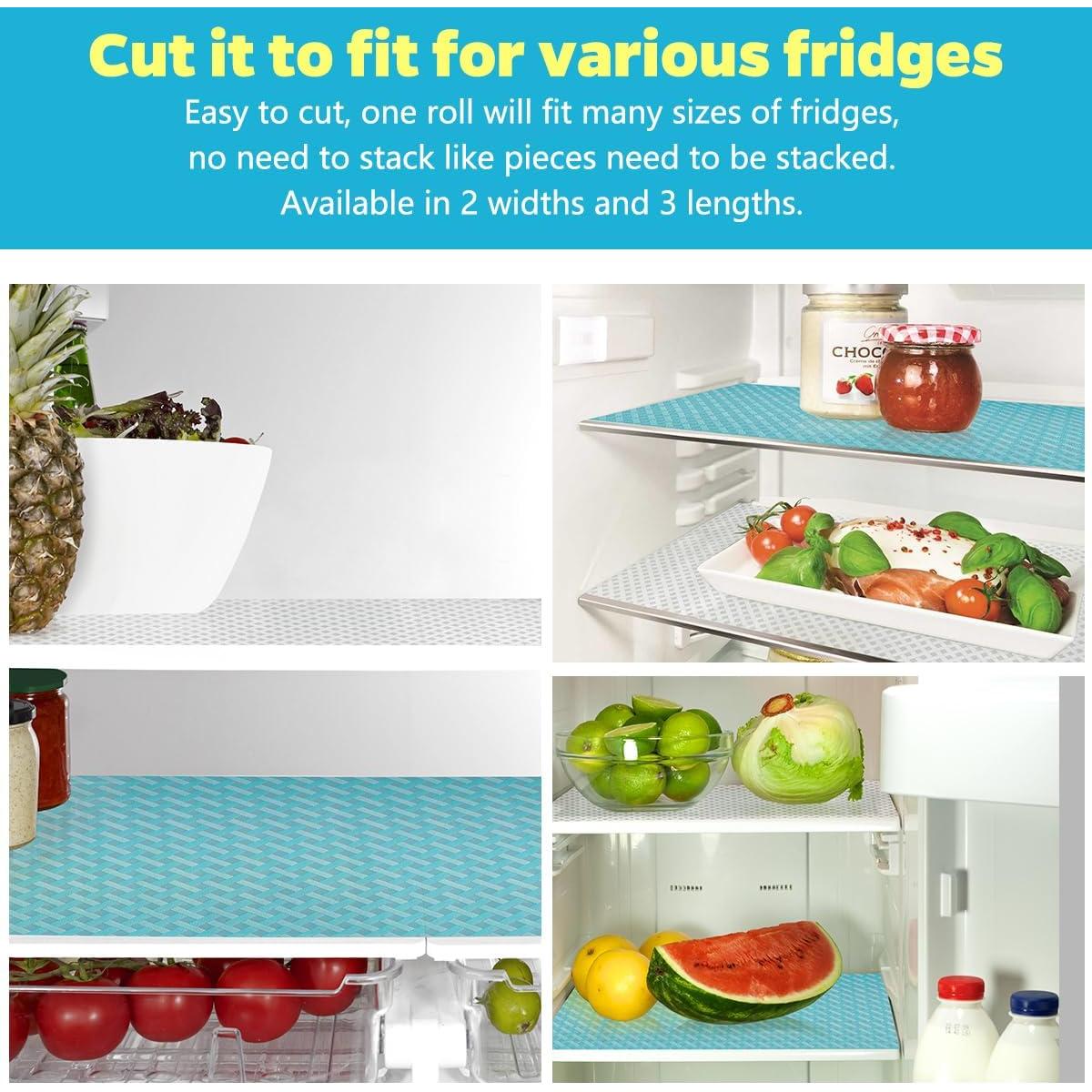 Mats para Refrigerador Bloss 30x198 cm, Lavables y Antideslizantes