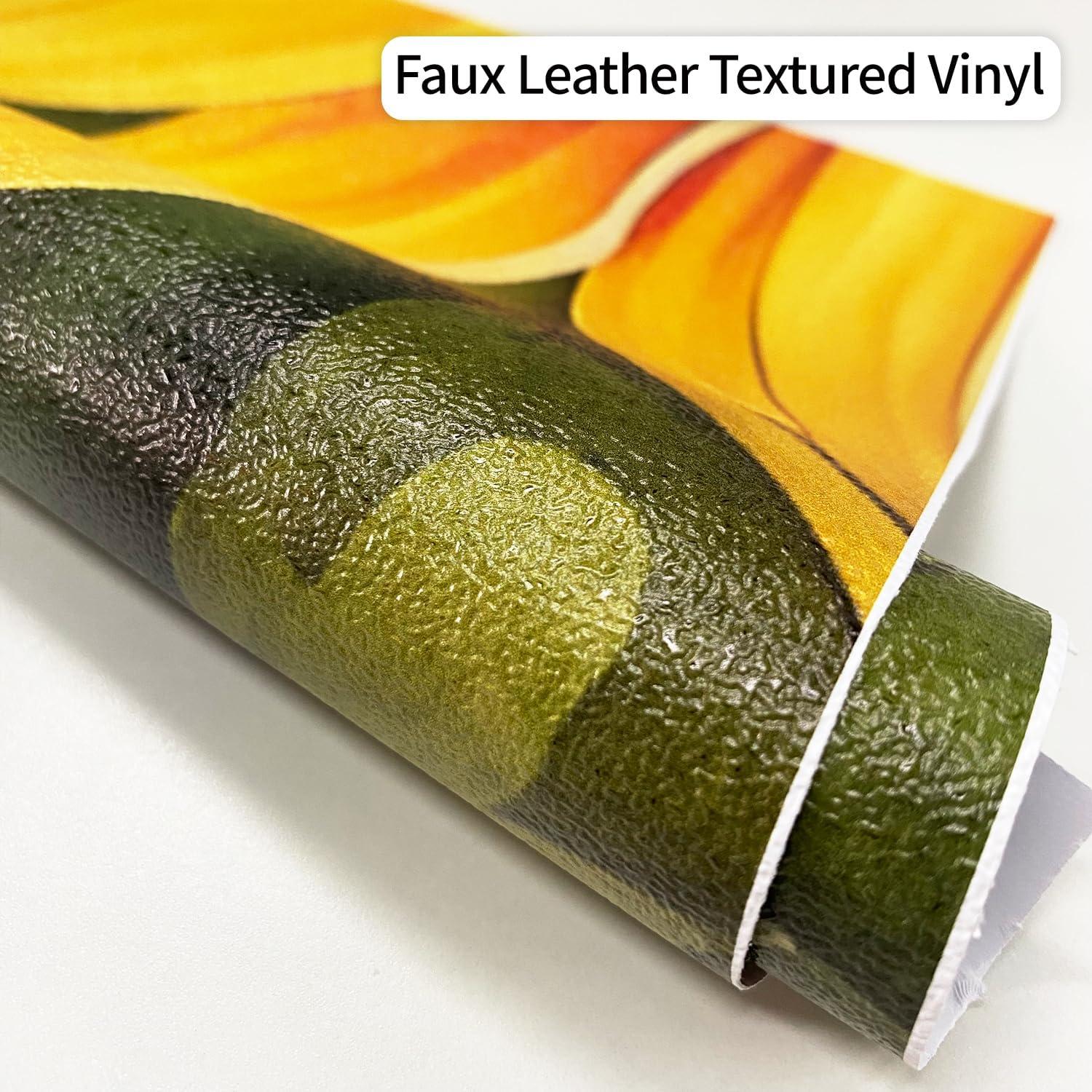 Mural Autoadhesivo para Refrigerador Funlife 56x163cm Girasol Vintage