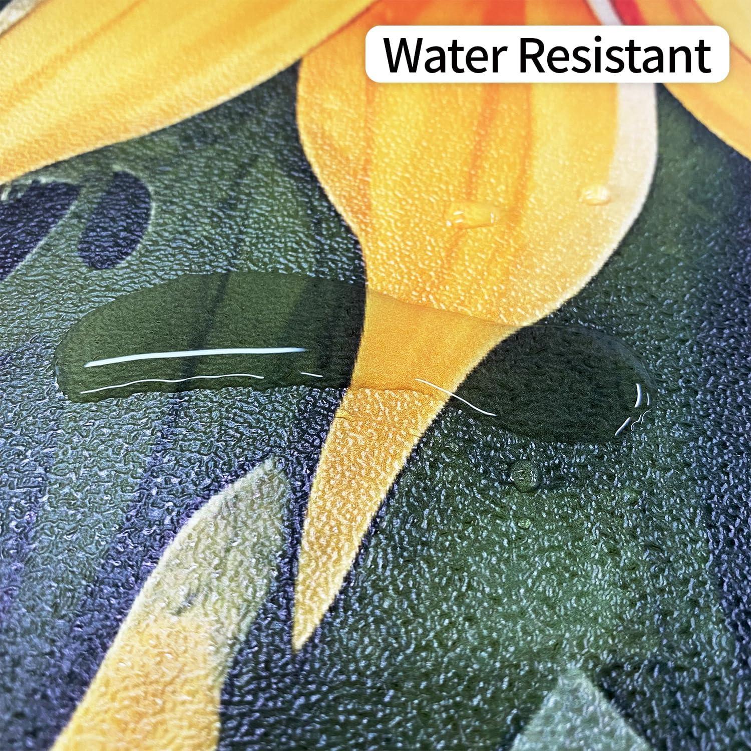 Mural Autoadhesivo para Refrigerador Funlife 56x163cm Girasol Vintage