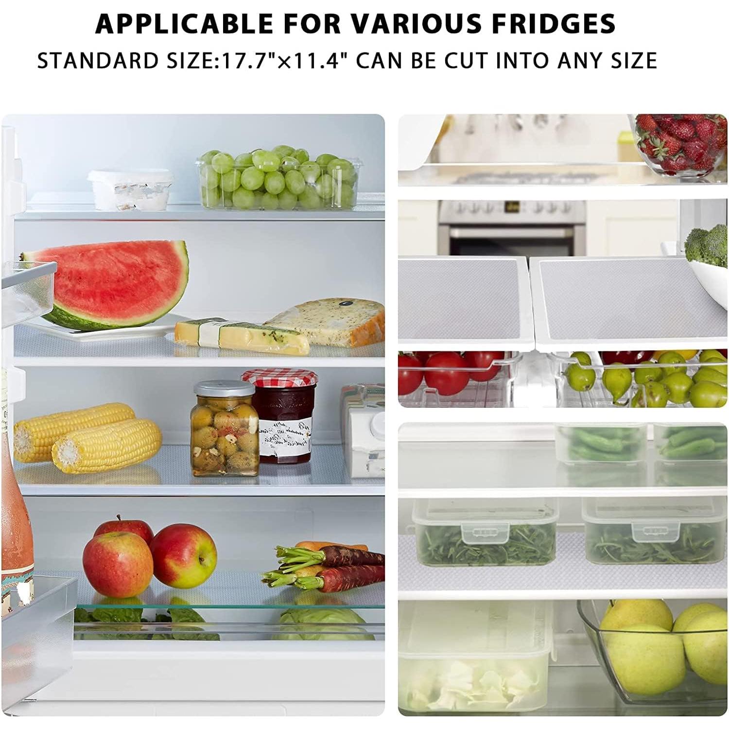 Paquete de 9 forros de nevera AKINLY lavables 45x30cm