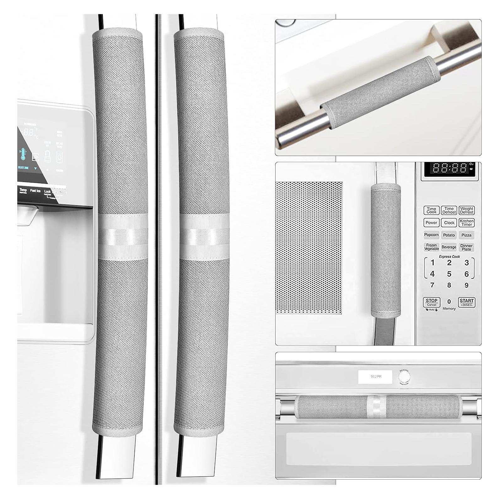 Cubiertas para Manijas de Refrigerador Miss.Silk 5PCS Gris