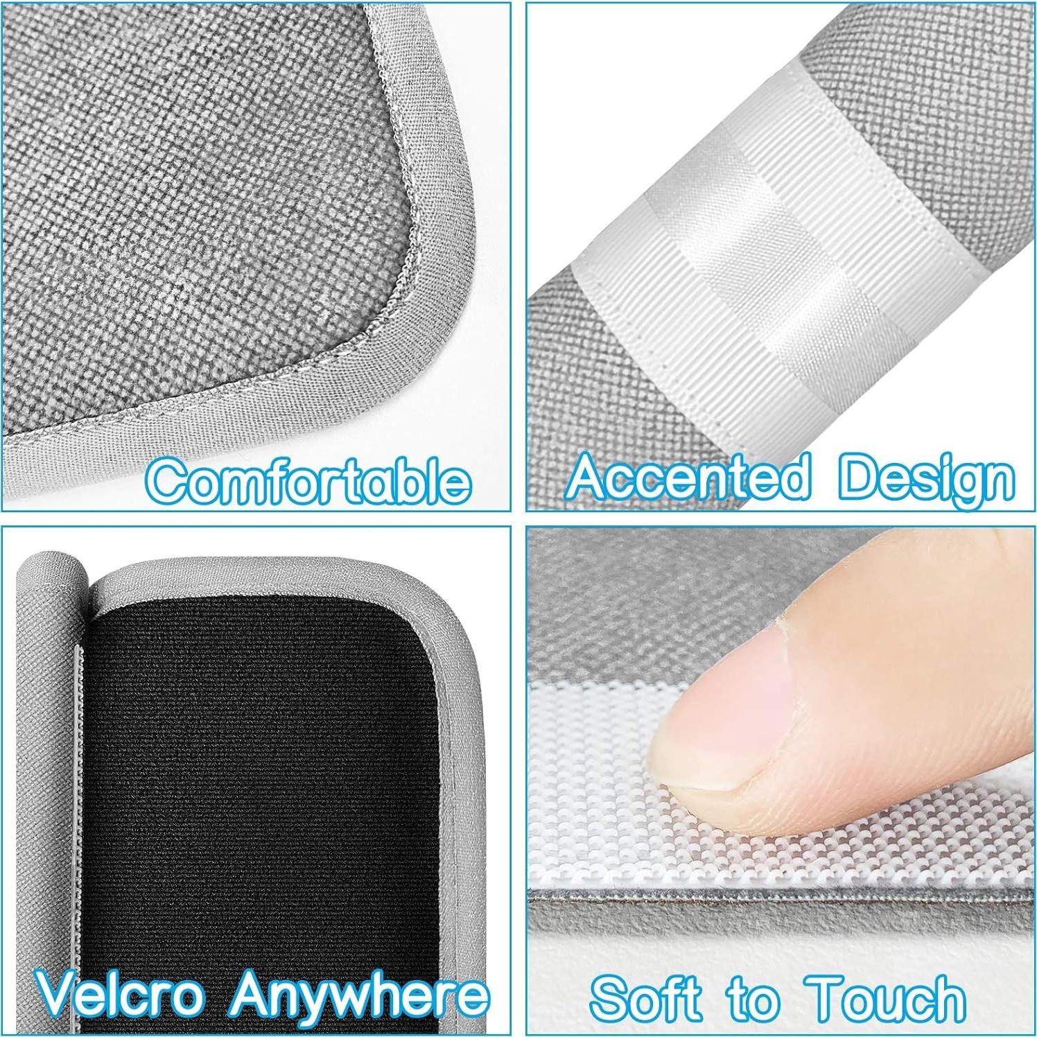 Cubiertas para Manijas de Refrigerador Miss.Silk 5PCS Gris