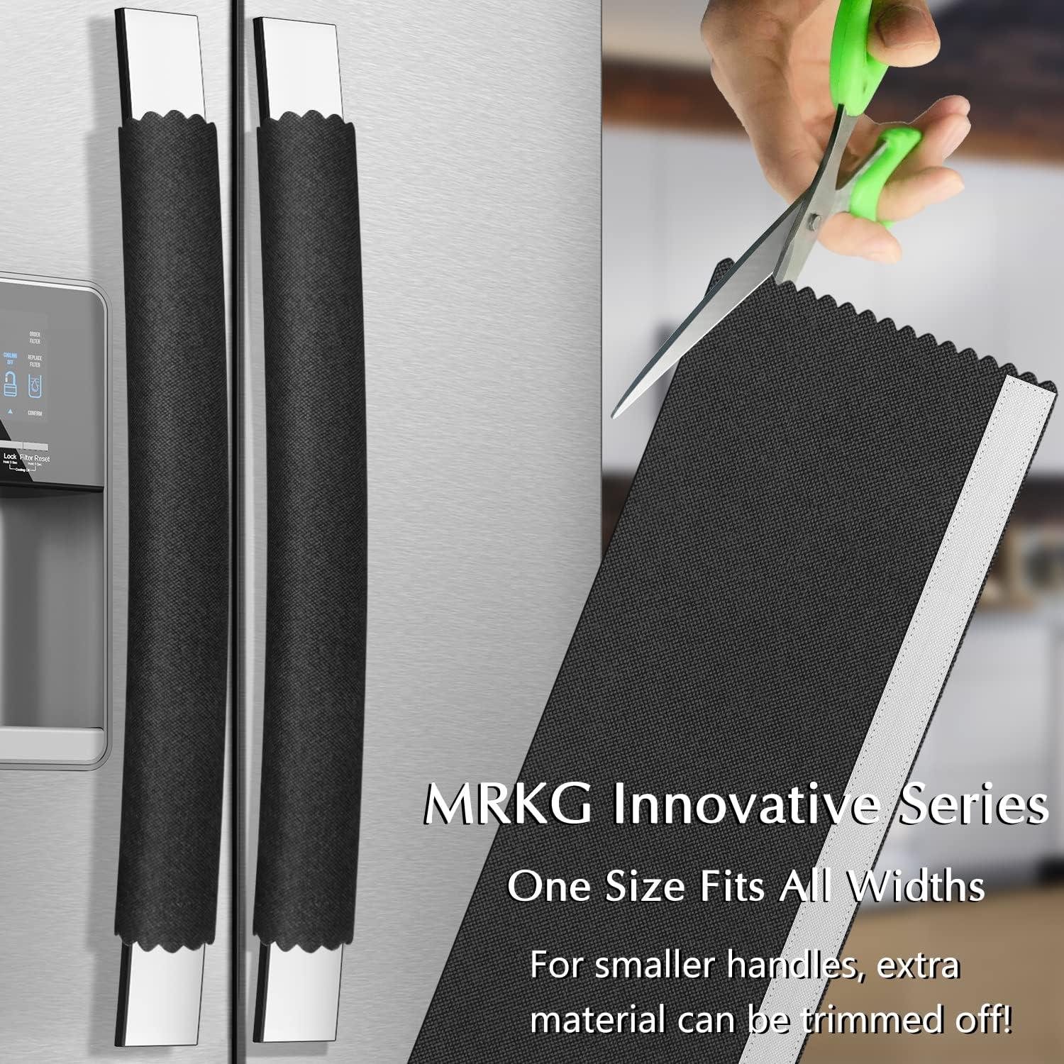 Cubiertas para Manijas de Refrigerador MRKG 6 Unidades Negro