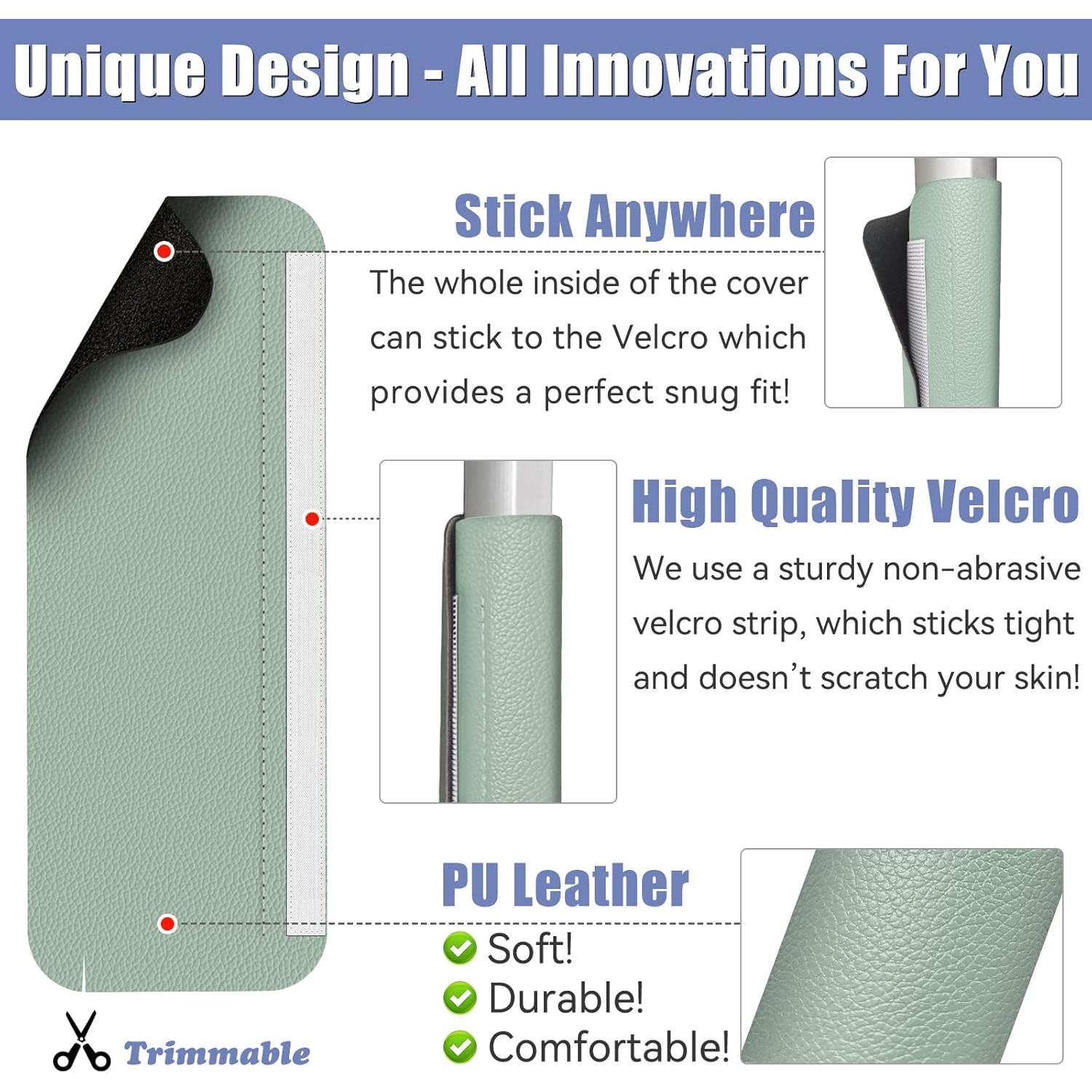 Cubiertas de Manijas de Refrigerador Metonsto 5 Piezas Verde Menta