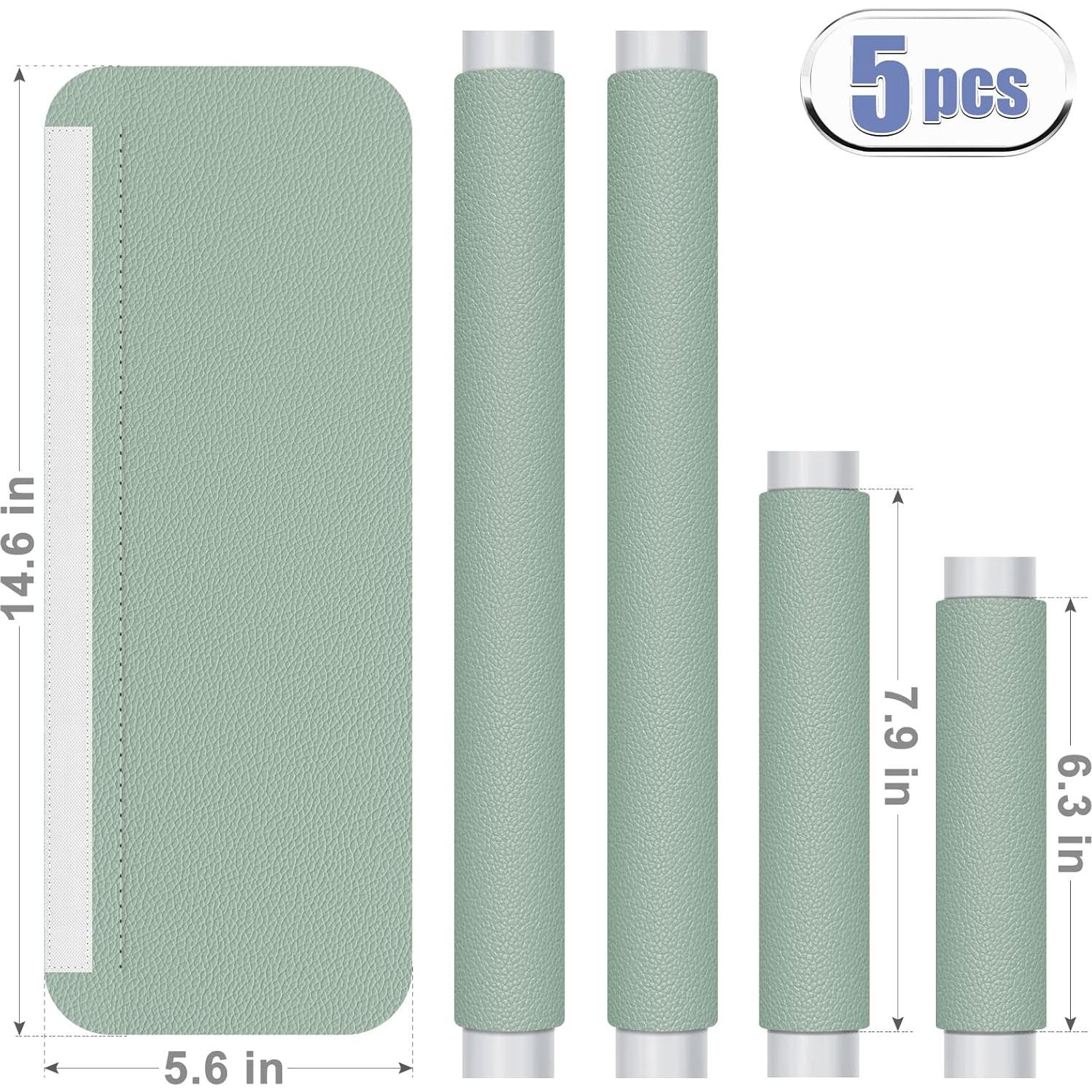 Cubiertas de Manijas de Refrigerador Metonsto 5 Piezas Verde Menta