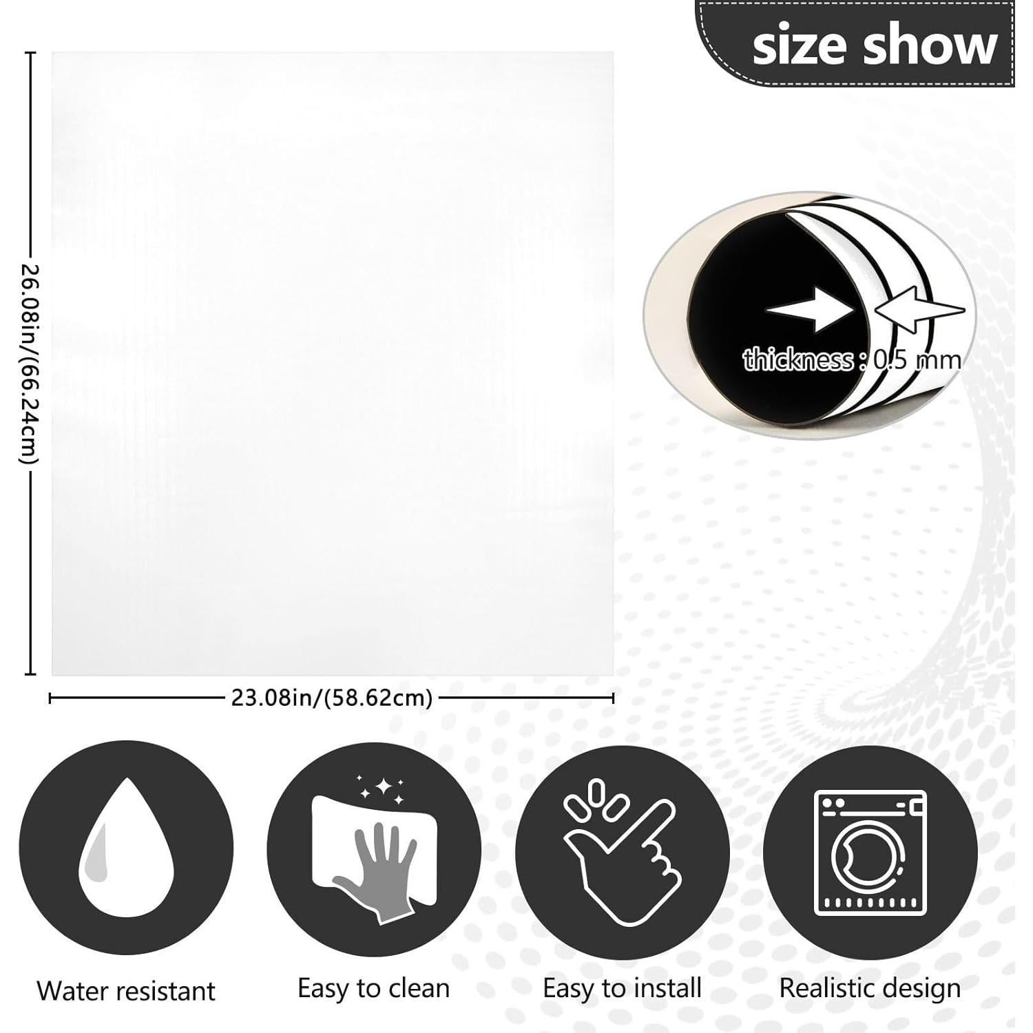 Cubierta Magnética QUGRL para Lavavajillas 58x66 cm