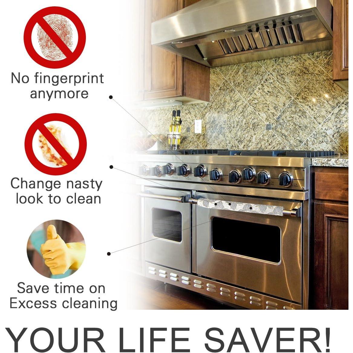 Cubiertas de Manijas OUGAR8 para Refrigerador y Horno 2 Pzas