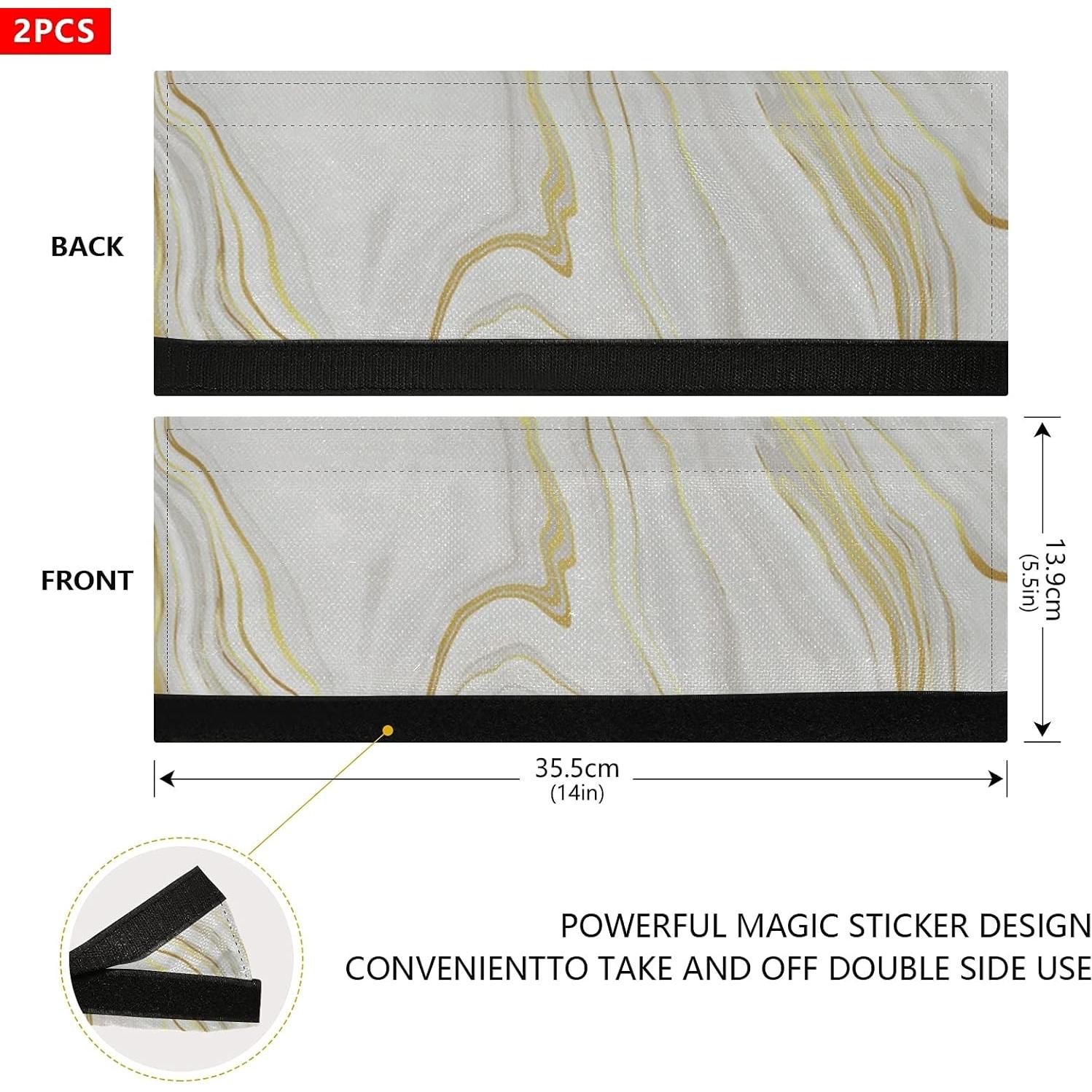 Juego de 2 Cubiertas para Manijas de Refrigerador Emelivor