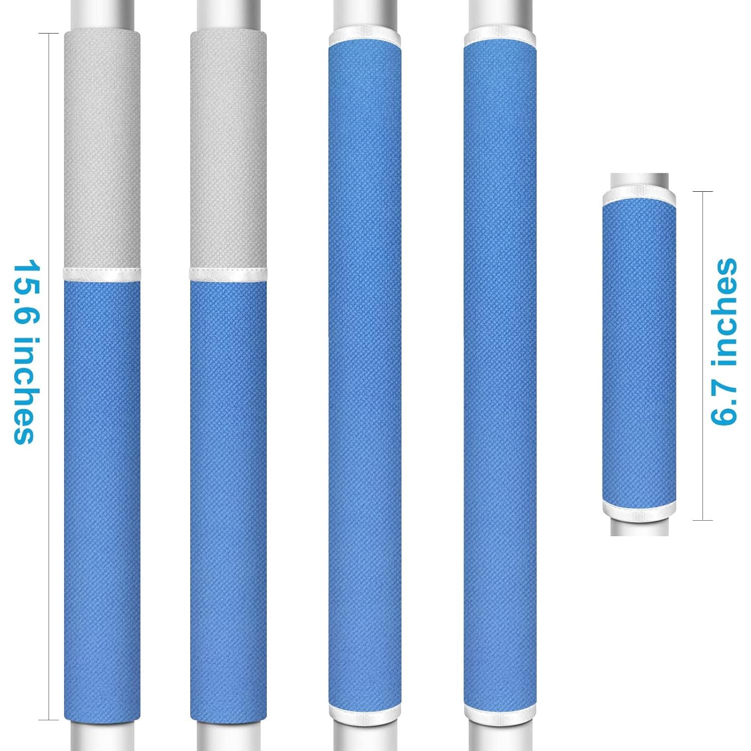 Cubiertas para Manijas de Refrigerador ELCOOR 5PCS Azul/Gris