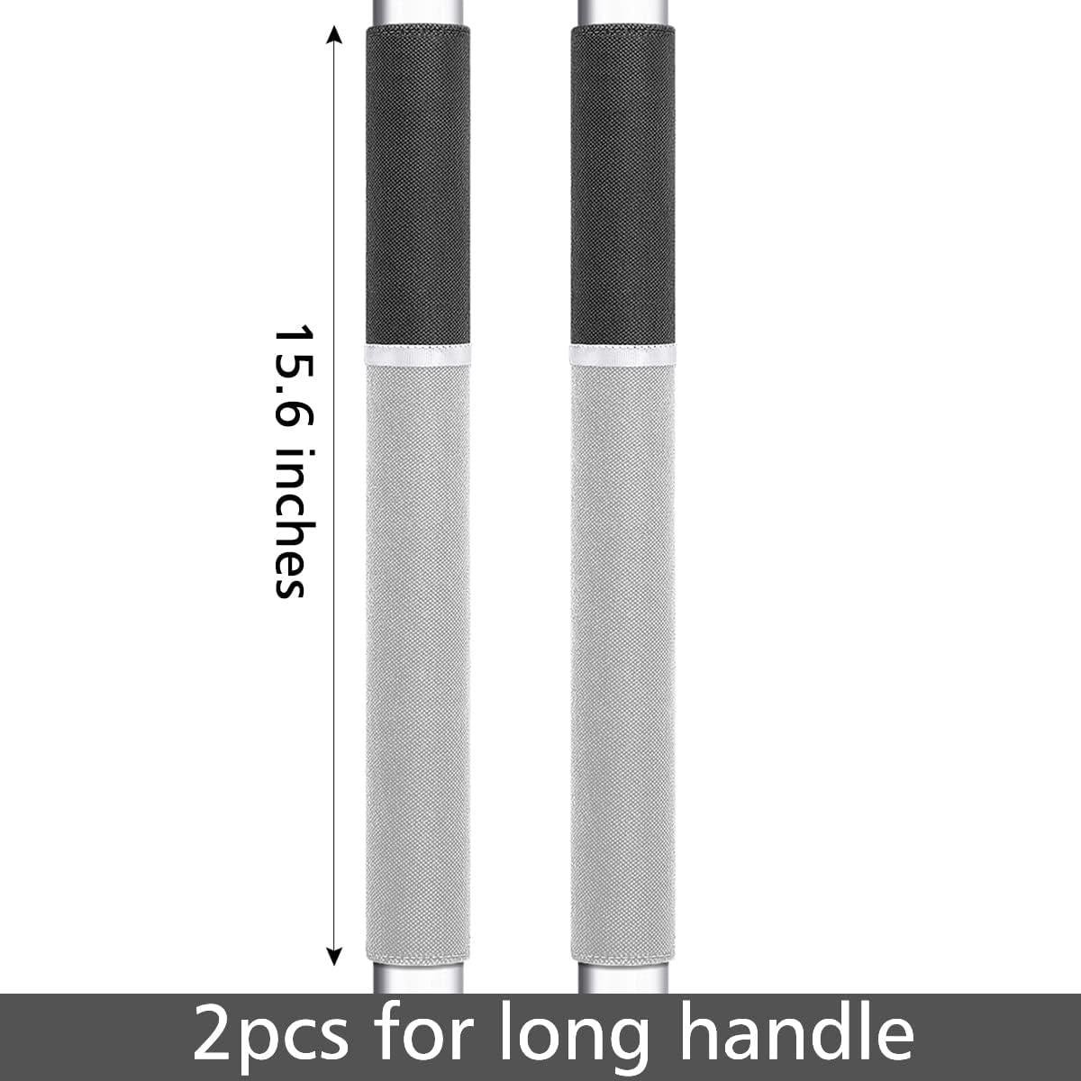 Cubiertas de Manijas de Refrigerador Miracle.M 2 Piezas Gris/Negro