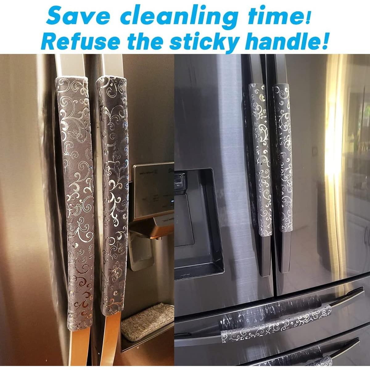 Cubiertas de Manijas de Refrigerador Volecy, Juego de 6 Tela