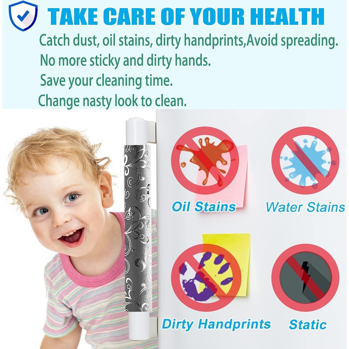 Cubiertas de Manijas de Refrigerador Volecy, Juego de 6 Tela