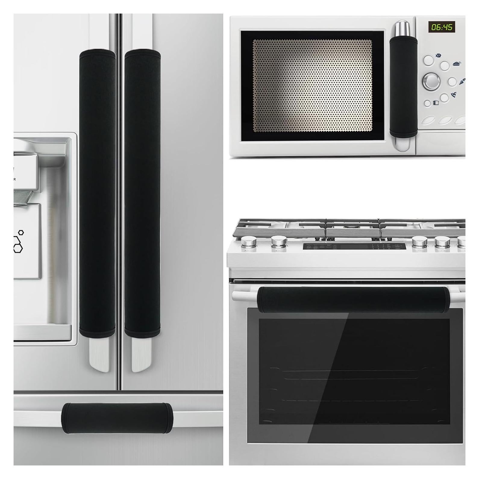 Cubiertas de mango ZAWAGIIK 5 piezas Neopreno Negro