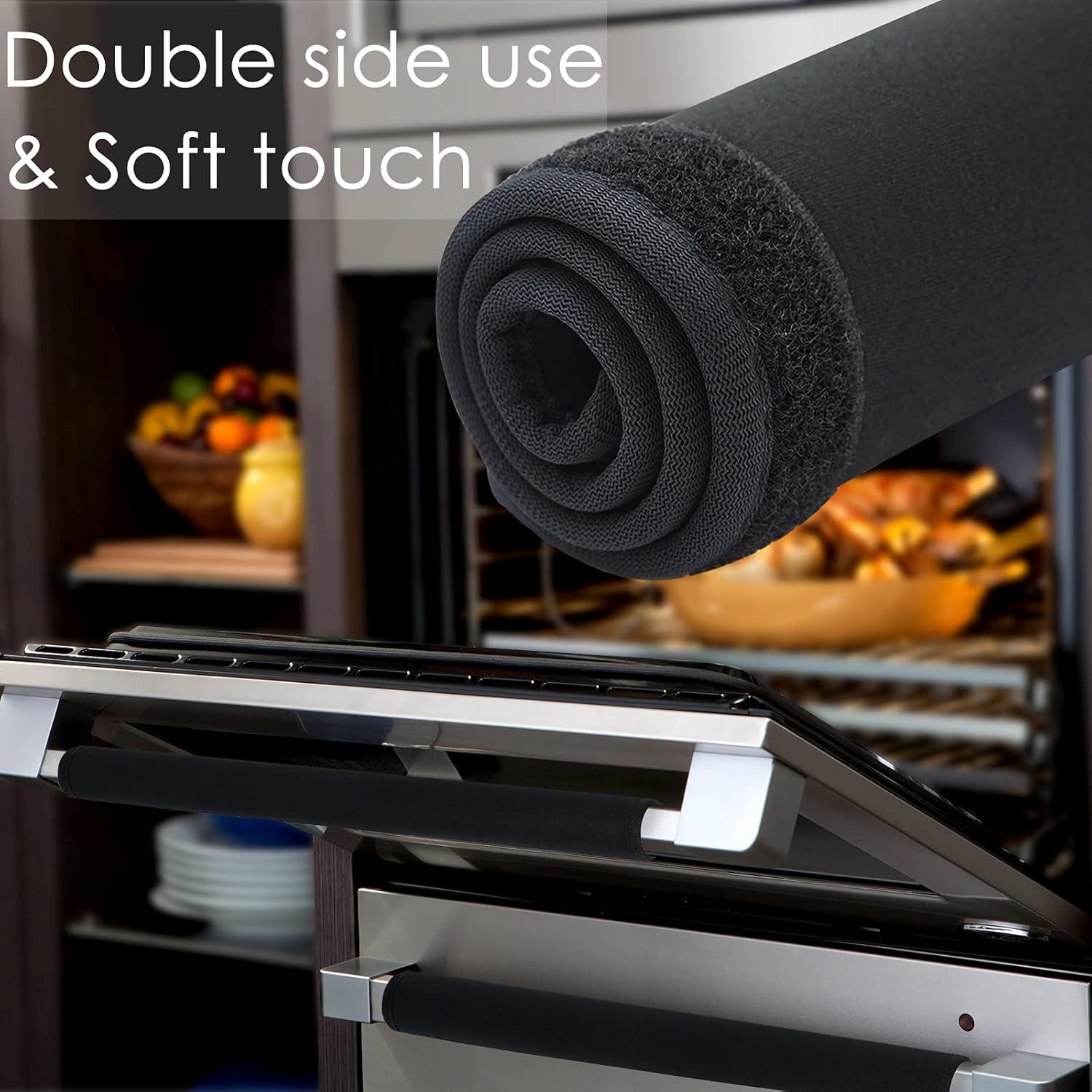 Cubiertas de mango ZAWAGIIK 5 piezas Neopreno Negro