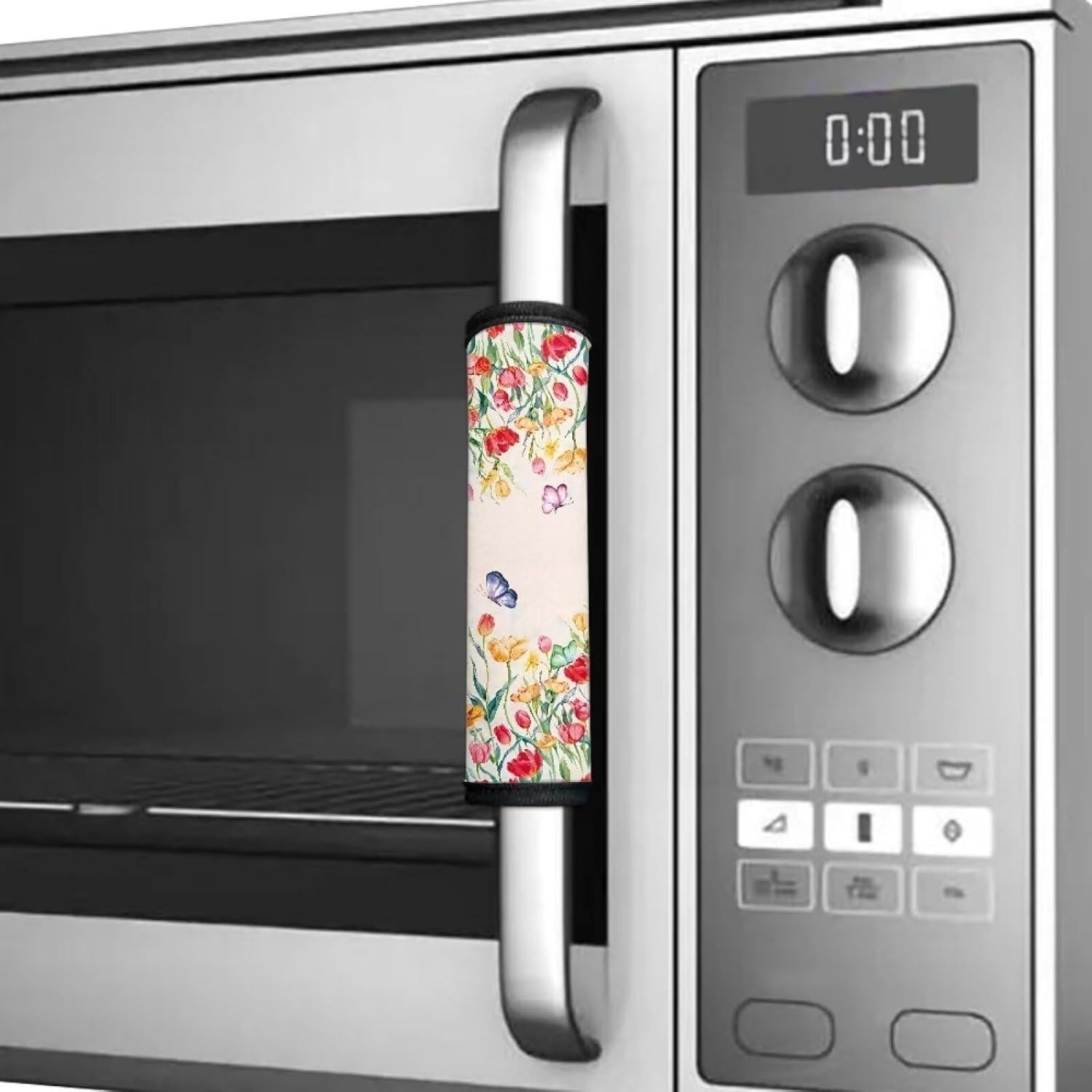 Juego de Fundas para Manijas HUISEFOR 4 Piezas Floral