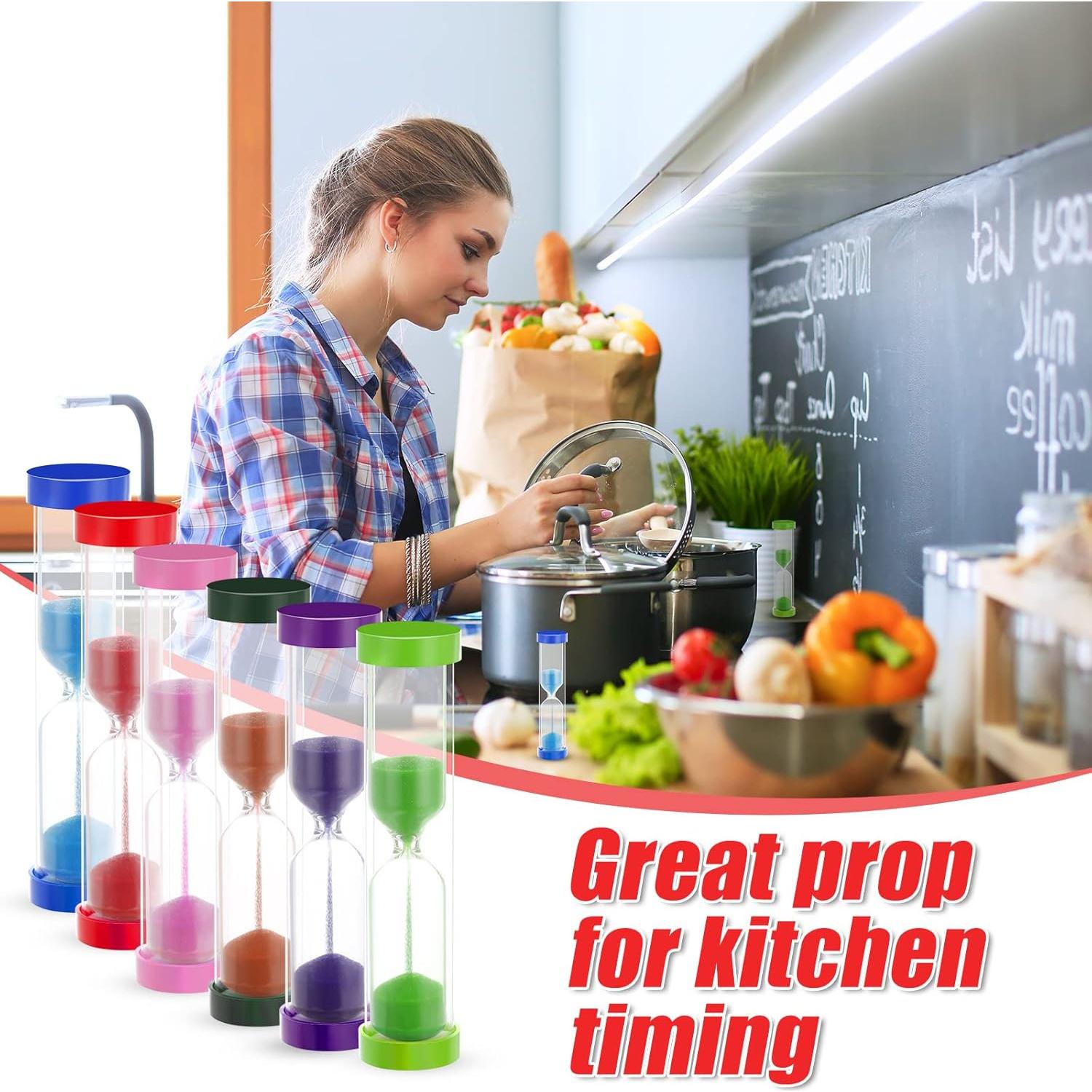 Temporizadores de Arena Fabbay 40 Piezas 2 Minutos Coloridos