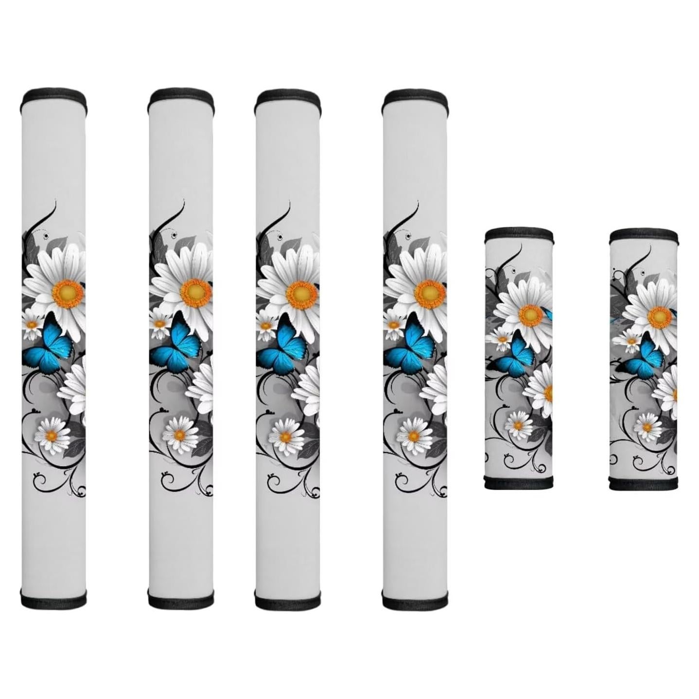 Juego de 6 Fundas para Manijas Garucesta Neopreno Gris