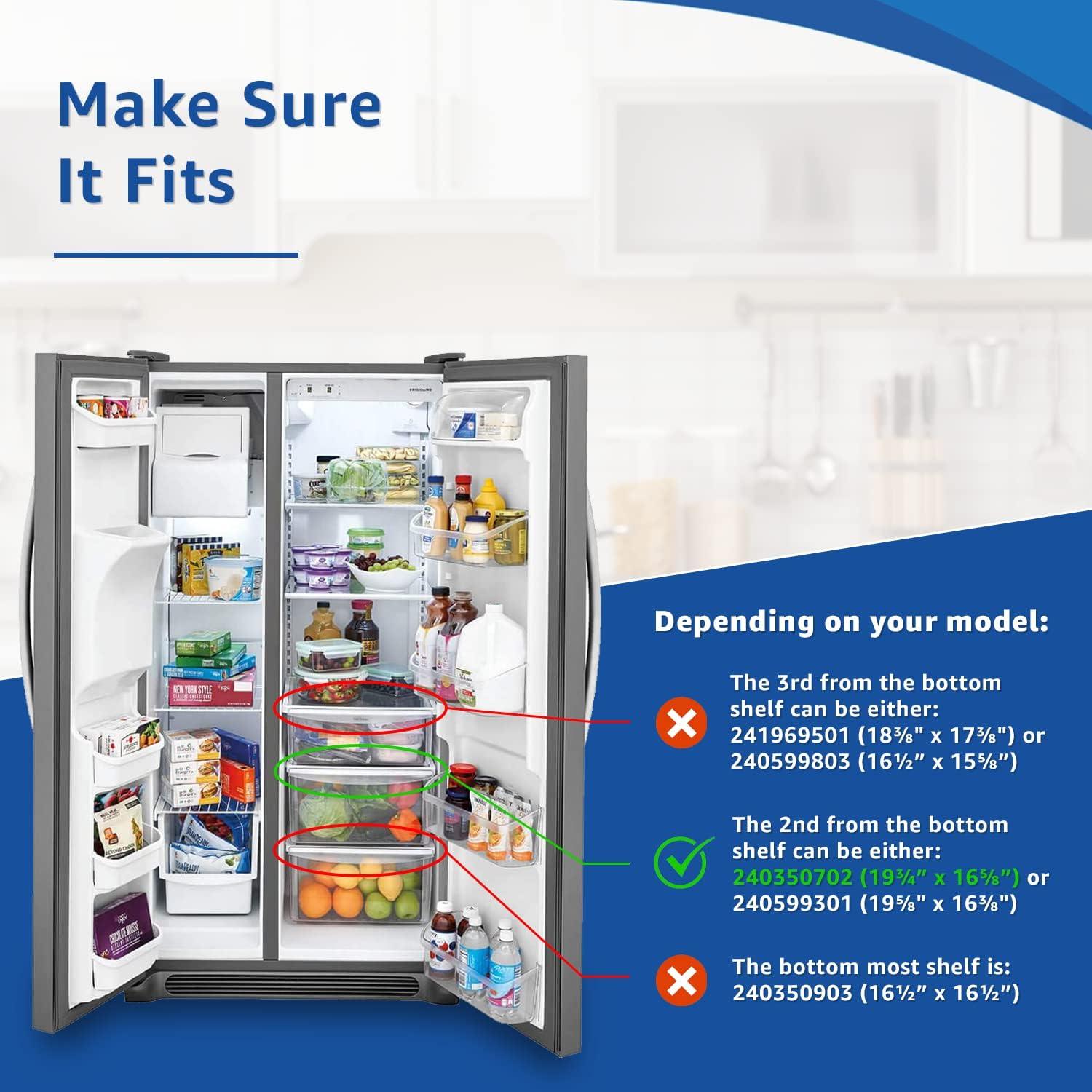 Cubierta Crisper Superior Lifetime Appliance 50x42 cm