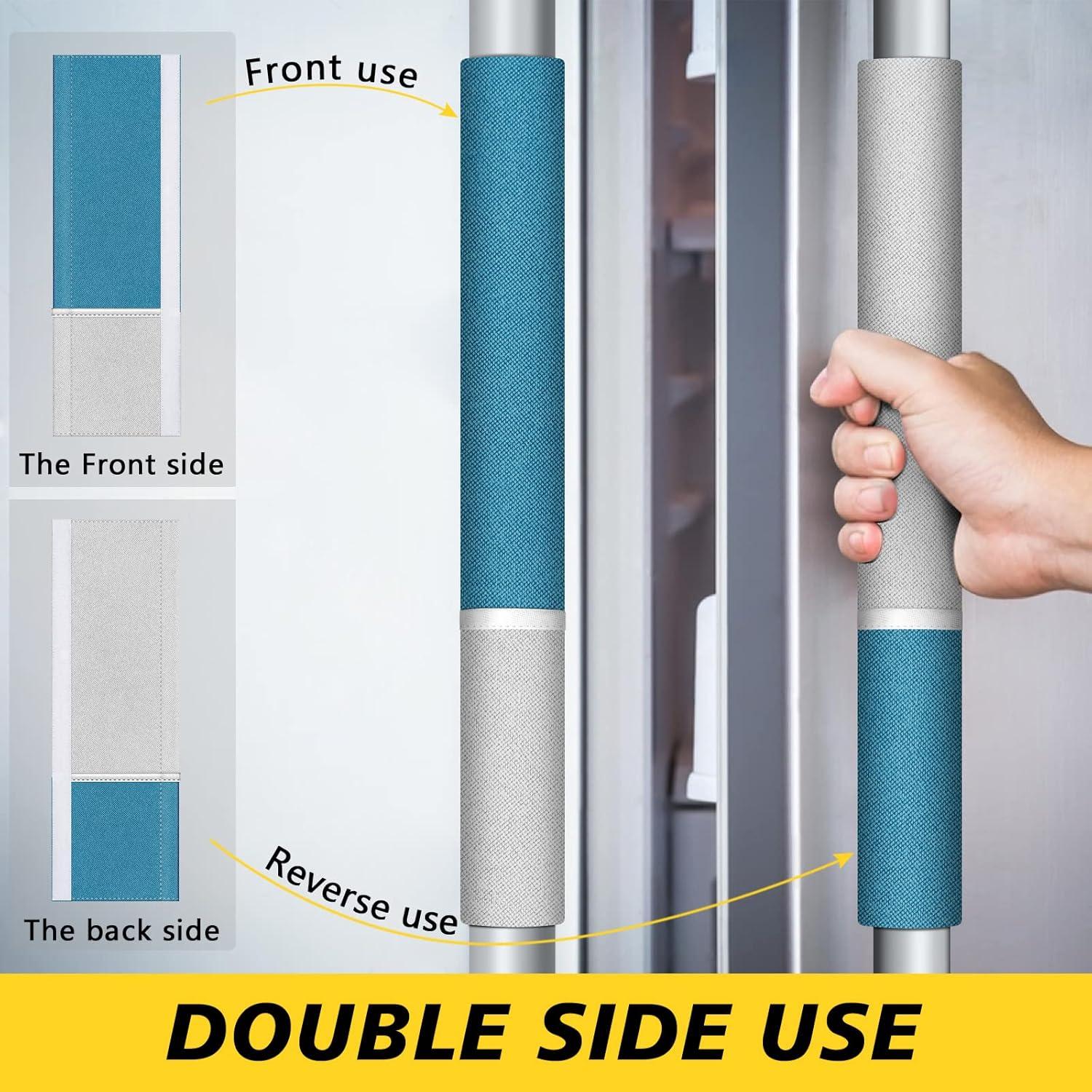 Cubiertas para Manijas de Refrigerador Metonsto 5 Piezas Tela