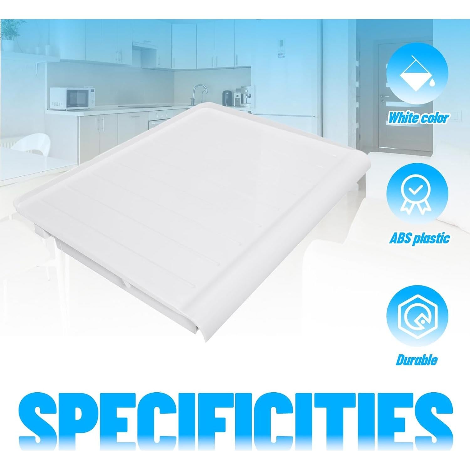 Cubierta de Bandeja Crisper HECASA para Refrigeradores GE 65x52cm