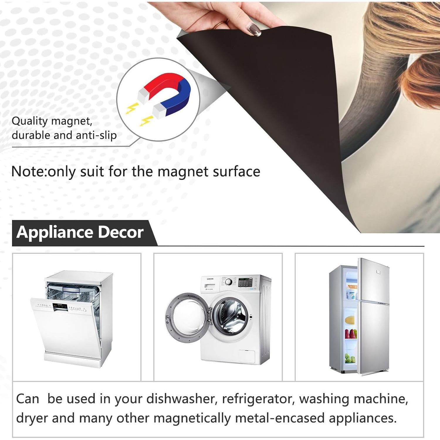 Cubierta magnética para lavavajillas Kigai 58x66 cm Vaca