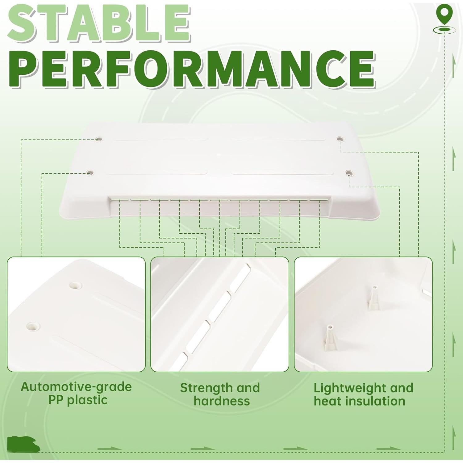 Cubierta de Ventilación Refrigerador KUAFU GO-3228 Blanca