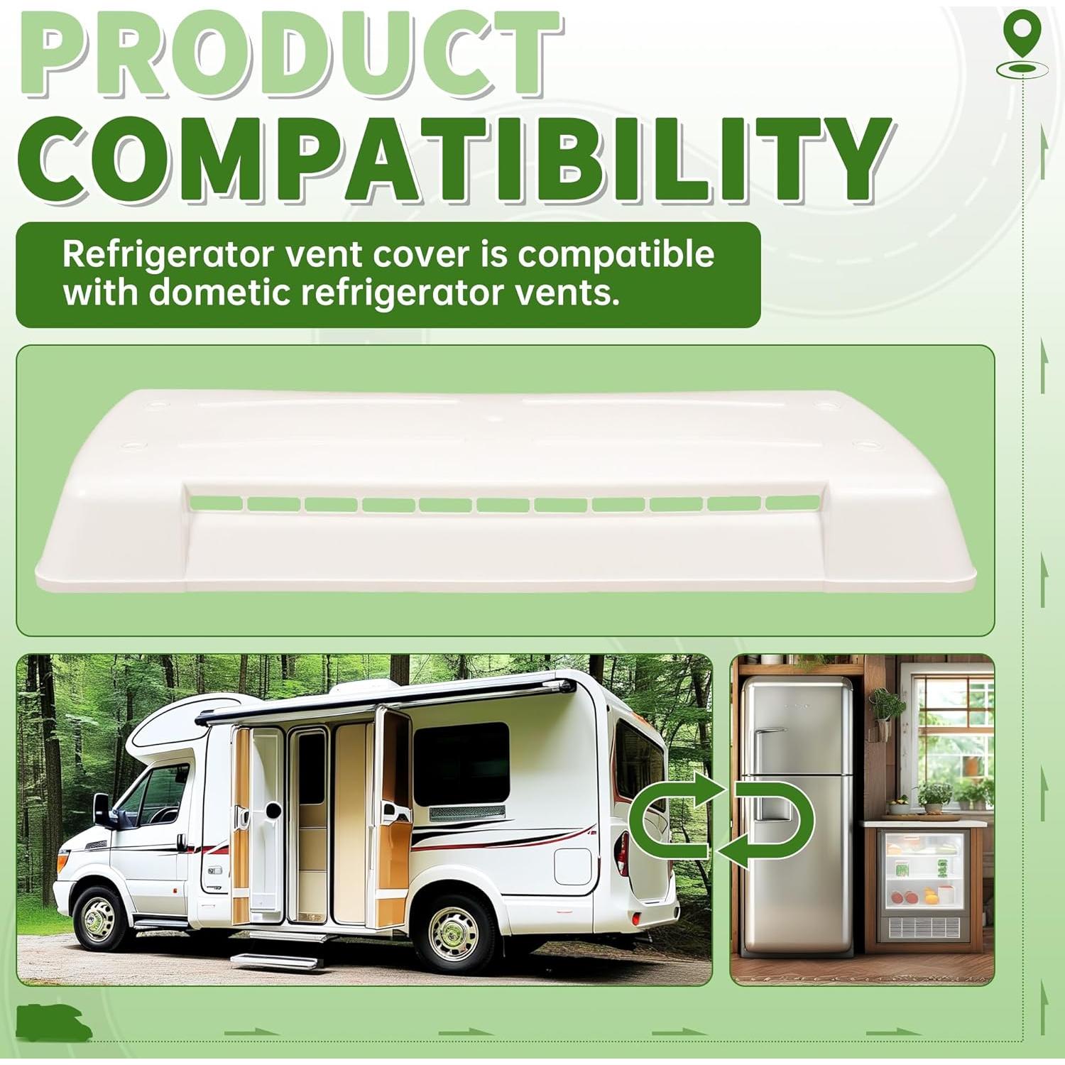 Cubierta de Ventilación Refrigerador KUAFU GO-3228 Blanca