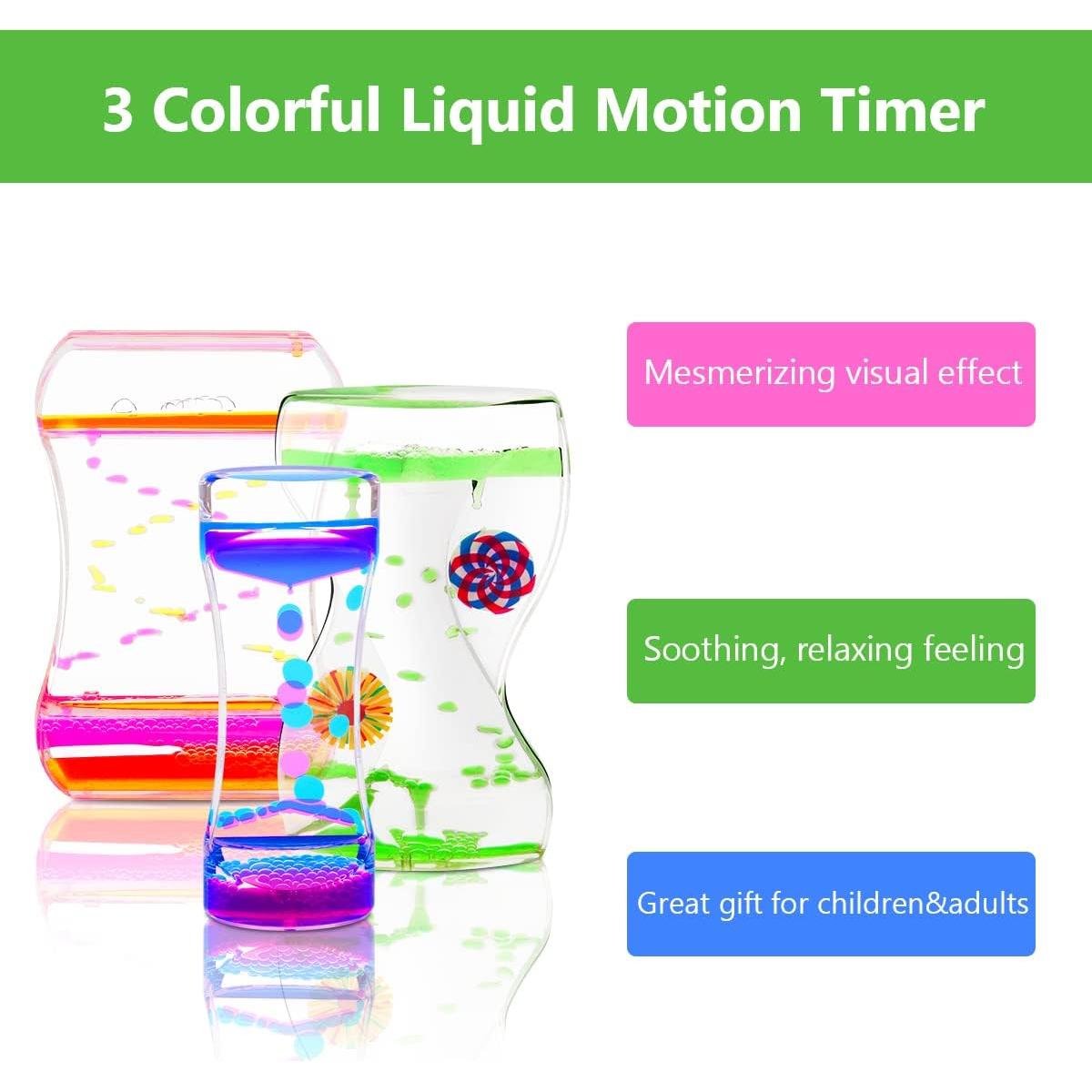 Temporizador Líquido Coitak 3 Pcs Juguete Antiestrés