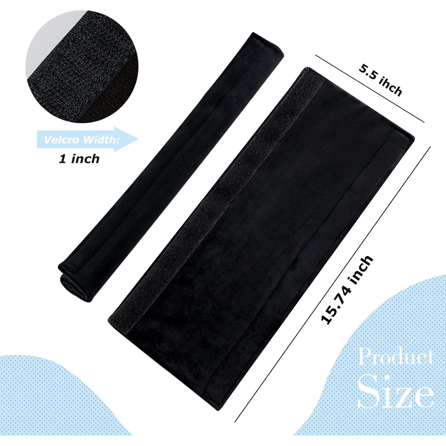 Cubiertas de Manijas de Refrigerador Kewjug 4Pcs Negro