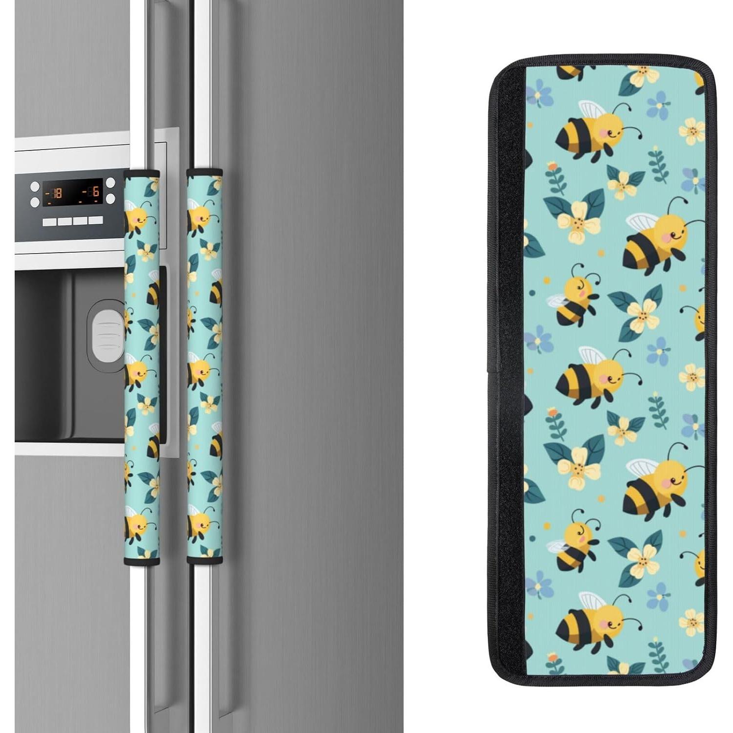 Cubiertas de Manijas de Refrigerador NeuKim 40x14 cm Abejorros