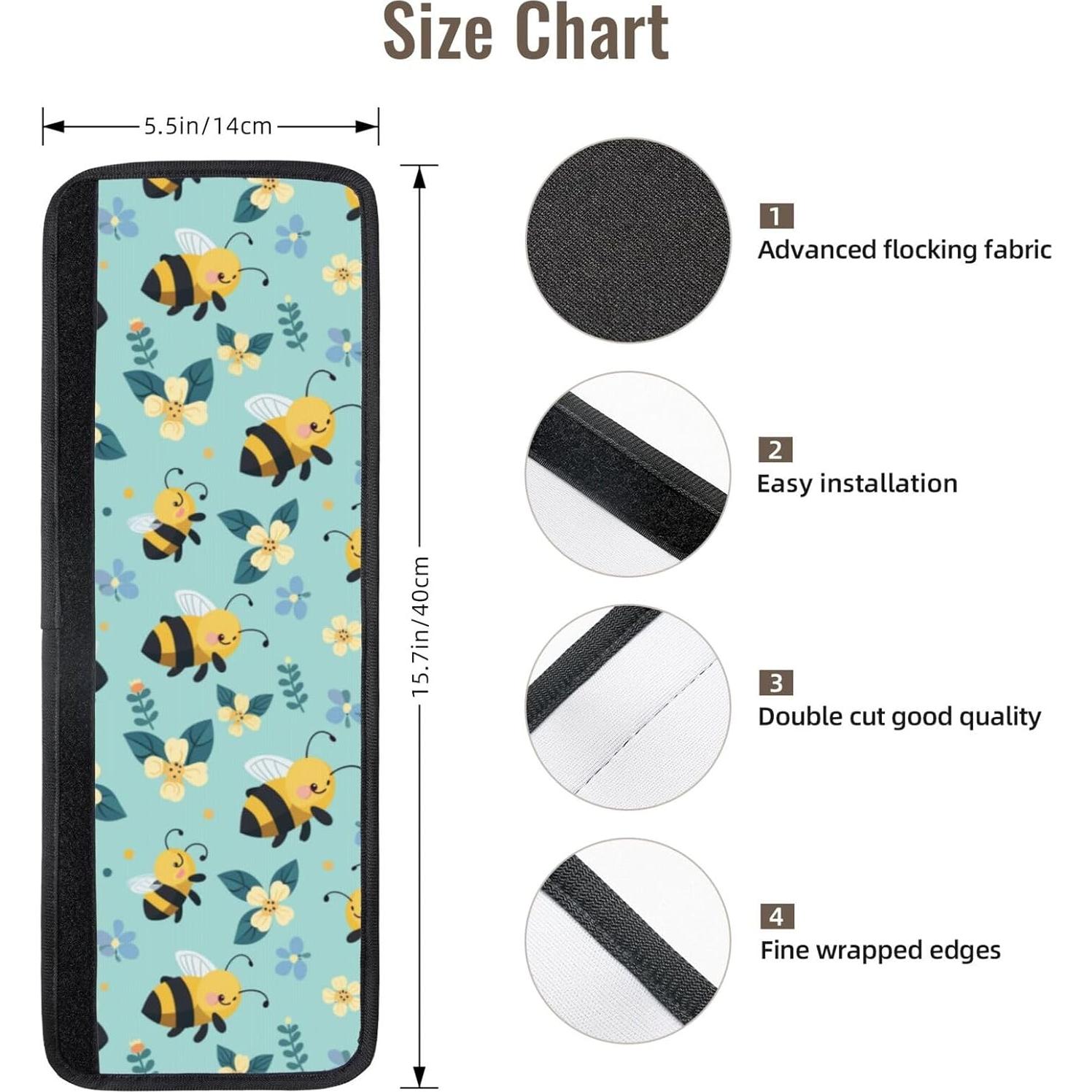 Cubiertas de Manijas de Refrigerador NeuKim 40x14 cm Abejorros