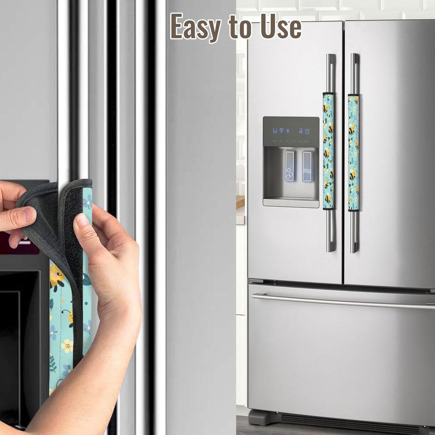 Cubiertas de Manijas de Refrigerador NeuKim 40x14 cm Abejorros