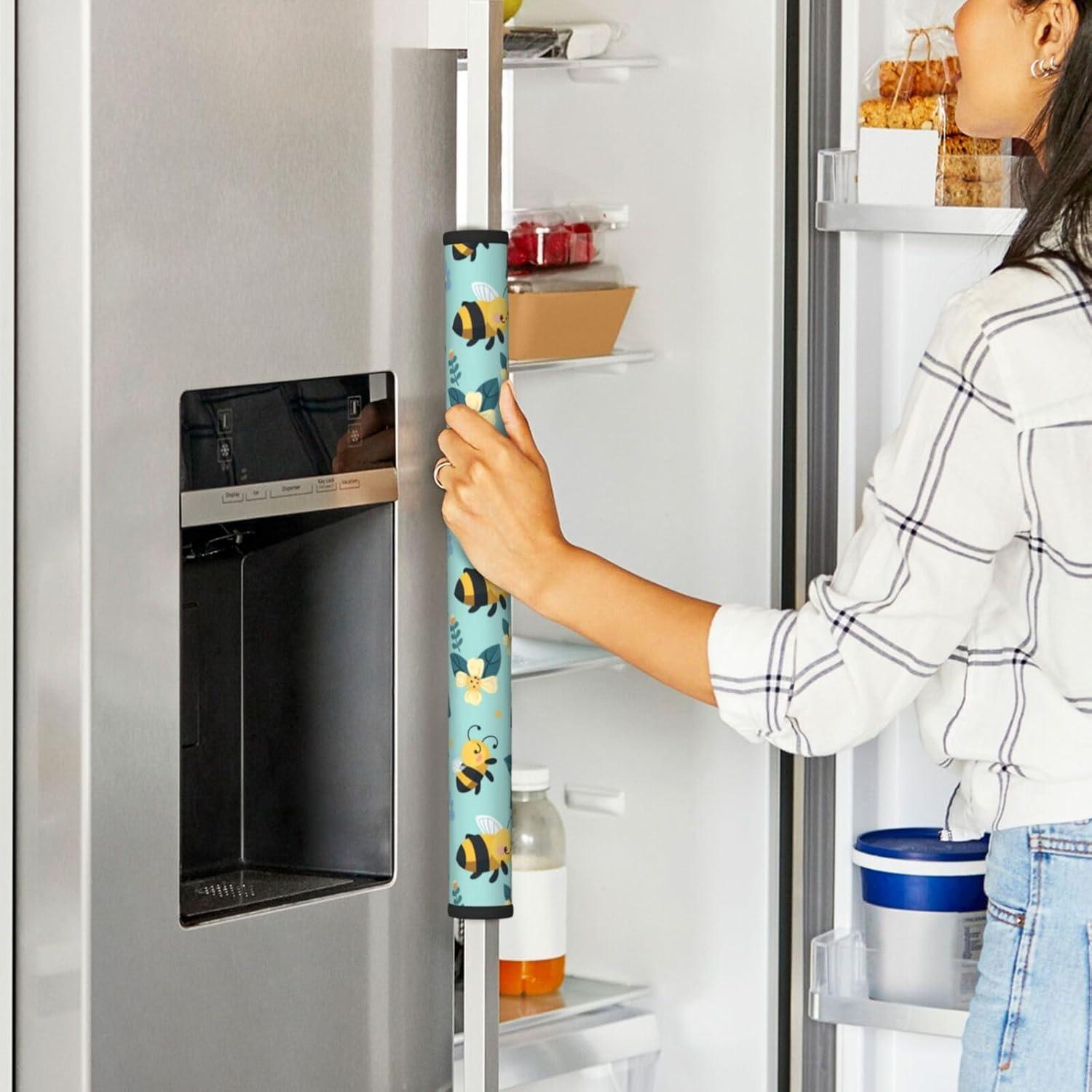 Cubiertas de Manijas de Refrigerador NeuKim 40x14 cm Abejorros