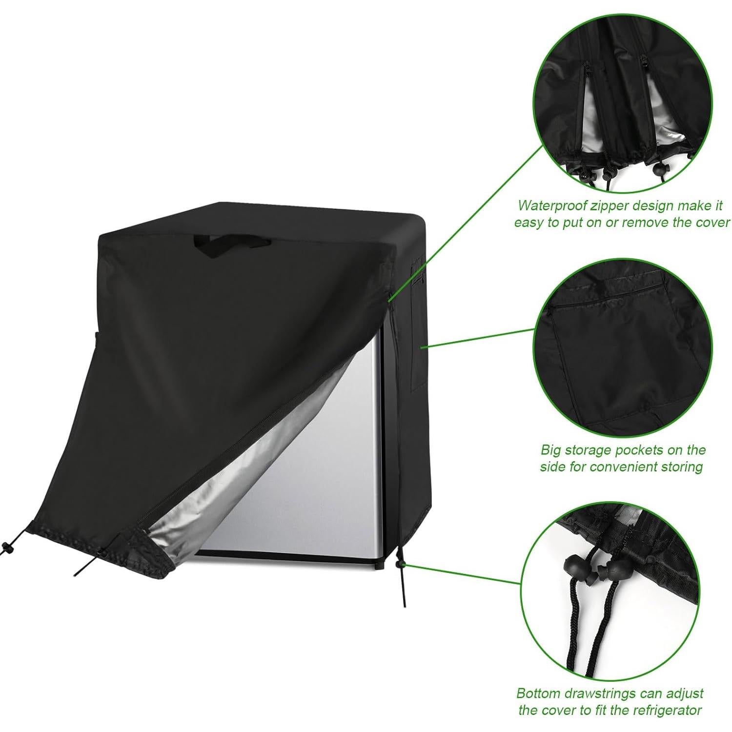 Cubierta Impermeable para Refrigerador Compacto Guisong 20x20x21