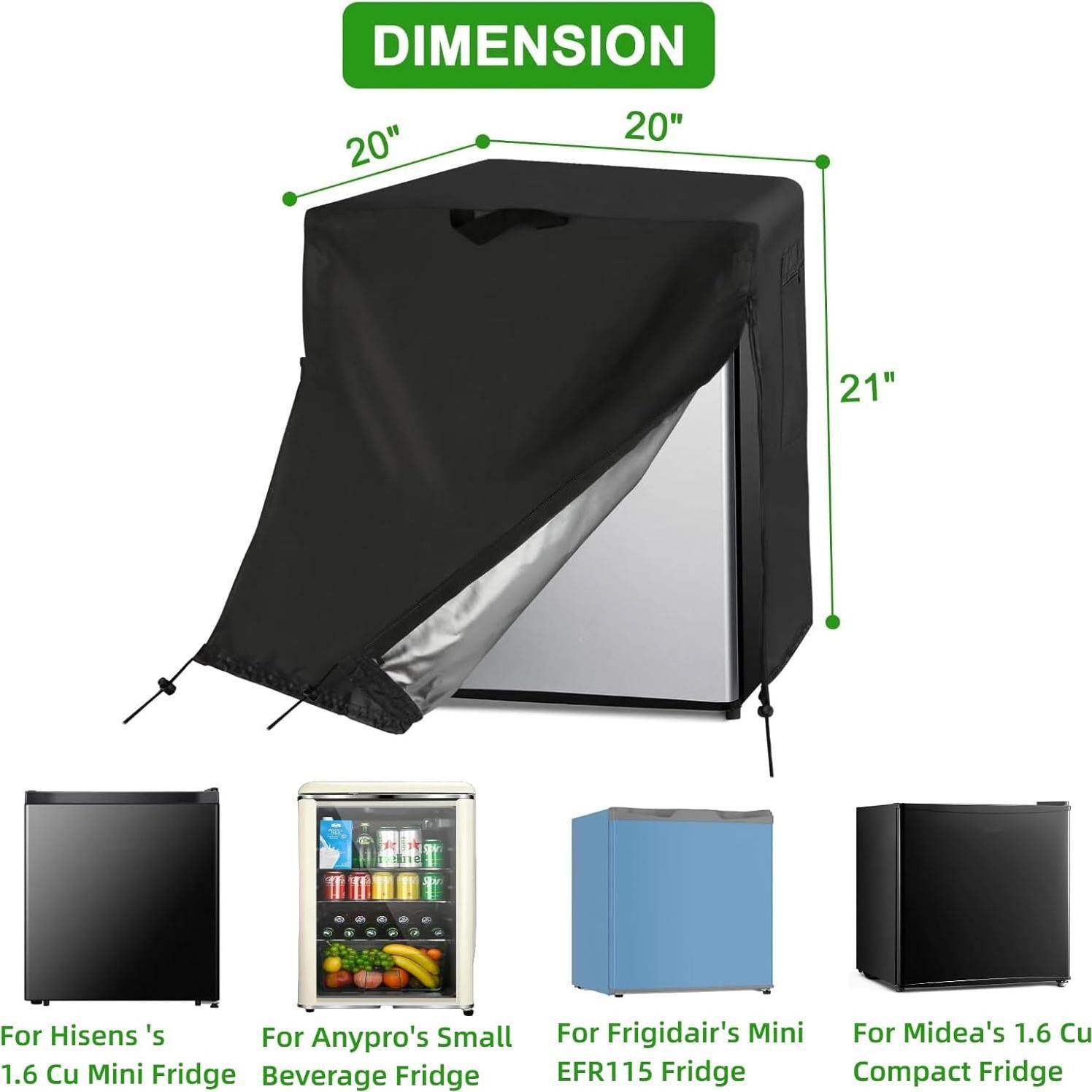 Cubierta Impermeable para Refrigerador Compacto Guisong 20x20x21