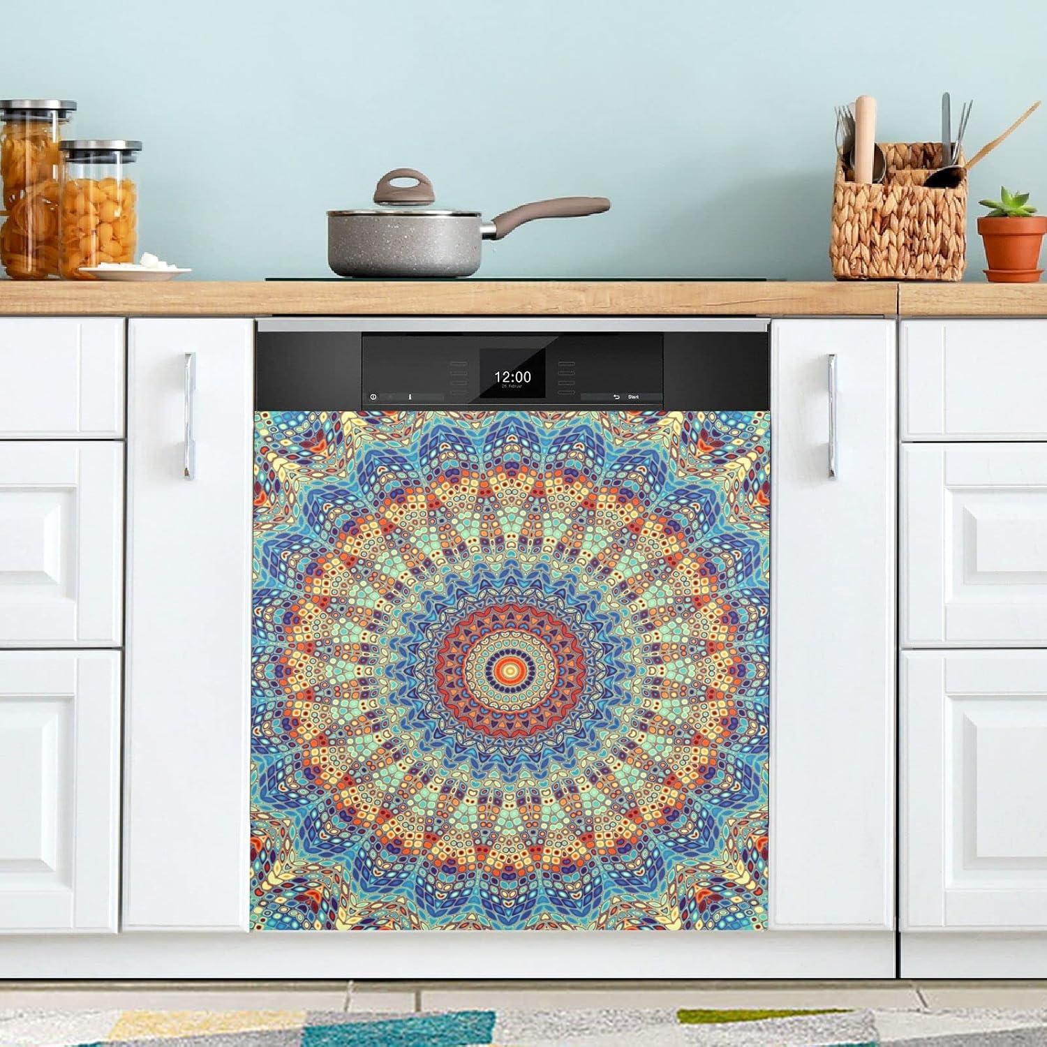 Cubierta Magnética JUMBEAR para Lavavajillas Mandala 58x66 cm