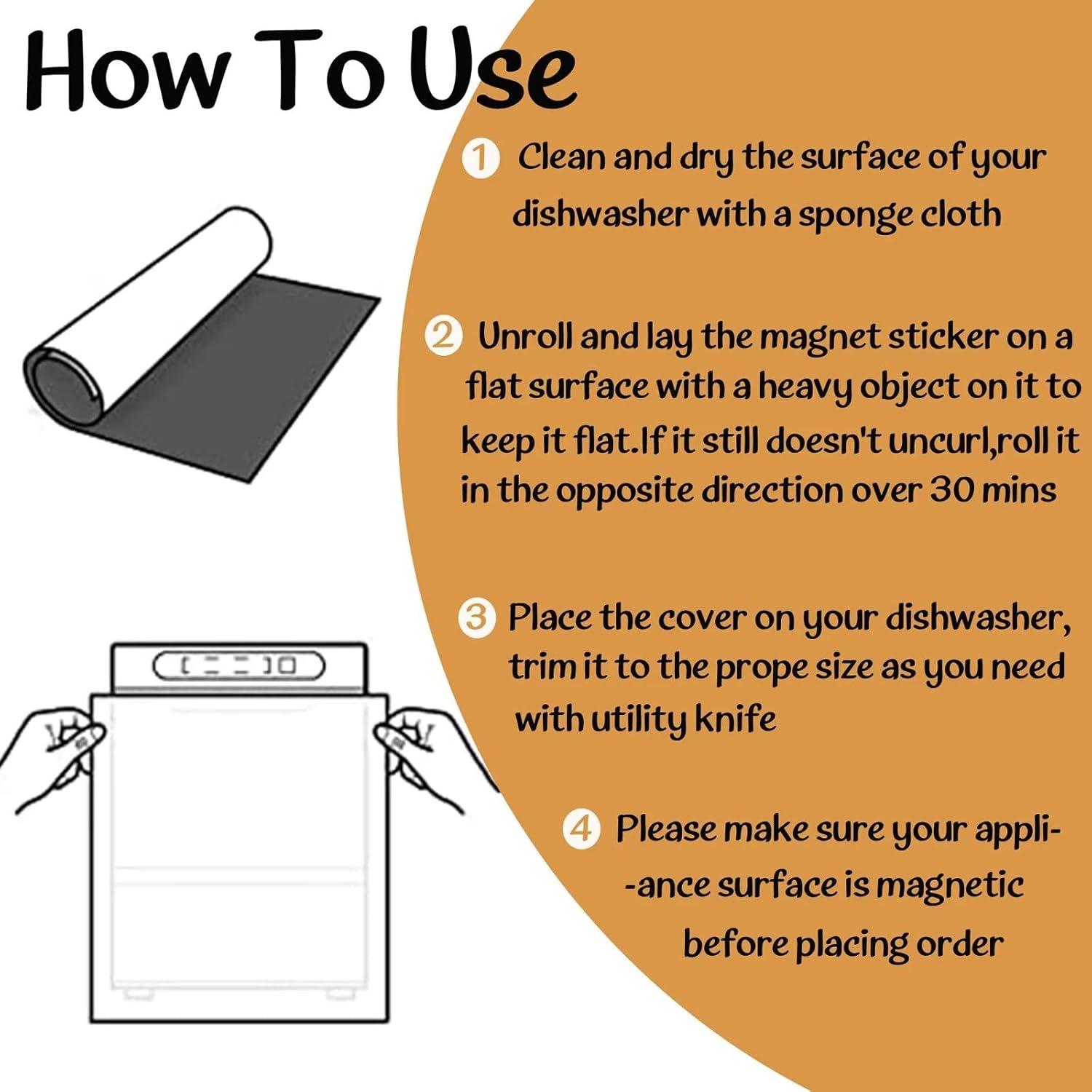 Cubierta Magnética para Lavavajillas Gallo Floral 58x66 cm