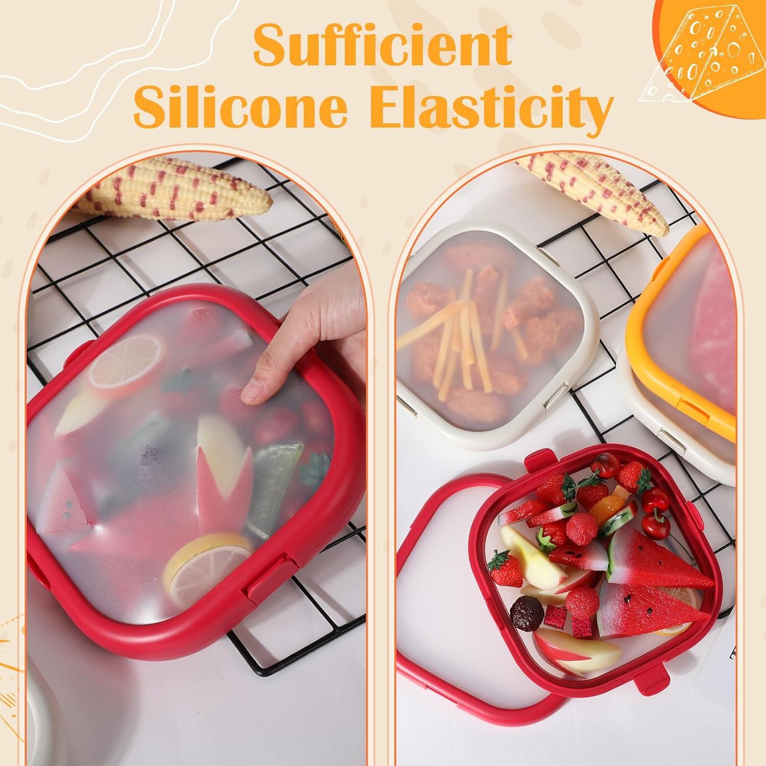 Caja de Almacenamiento de Silicona Nuogo 4 Pcs 20x20 cm