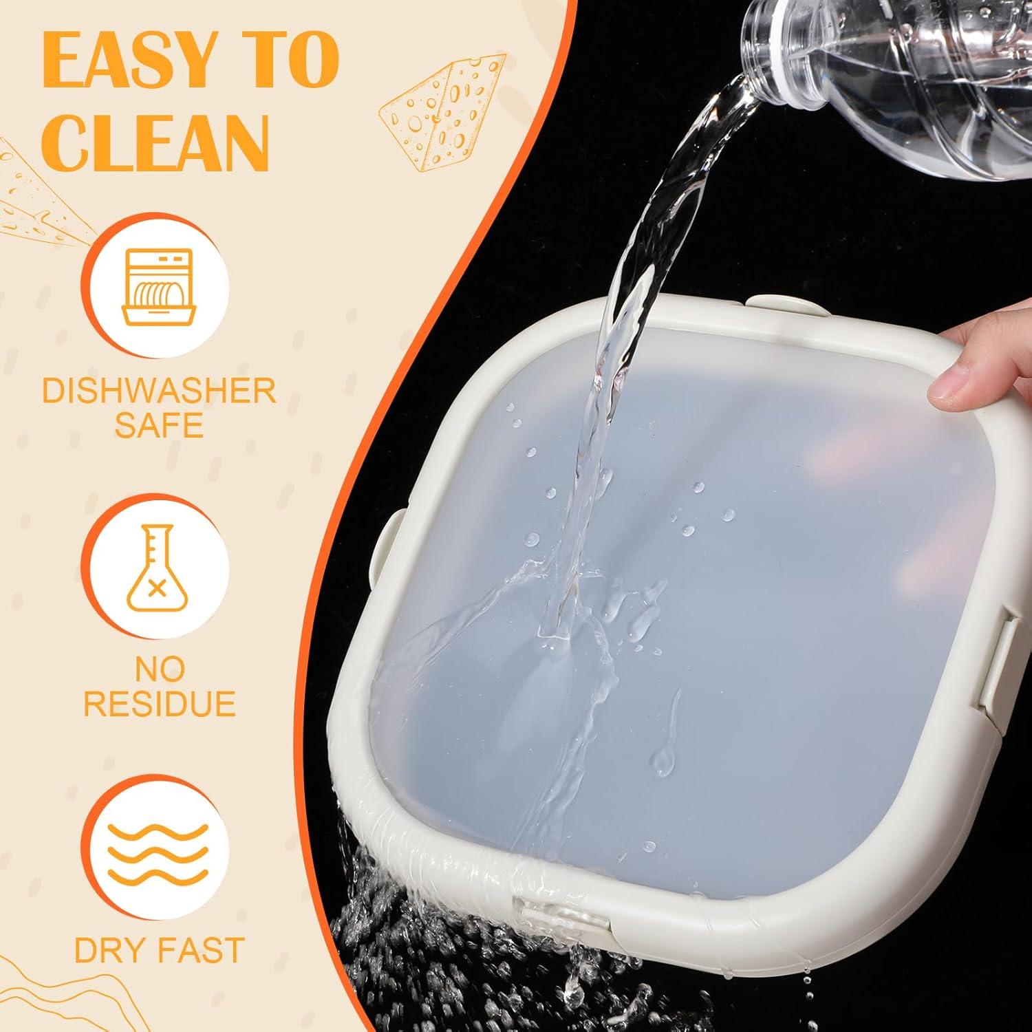 Caja de Almacenamiento de Silicona Nuogo 4 Pcs 20x20 cm