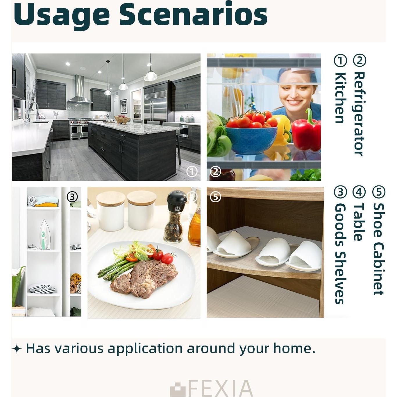 Forros de Estantería FEXIA 16x20 pies Antideslizantes