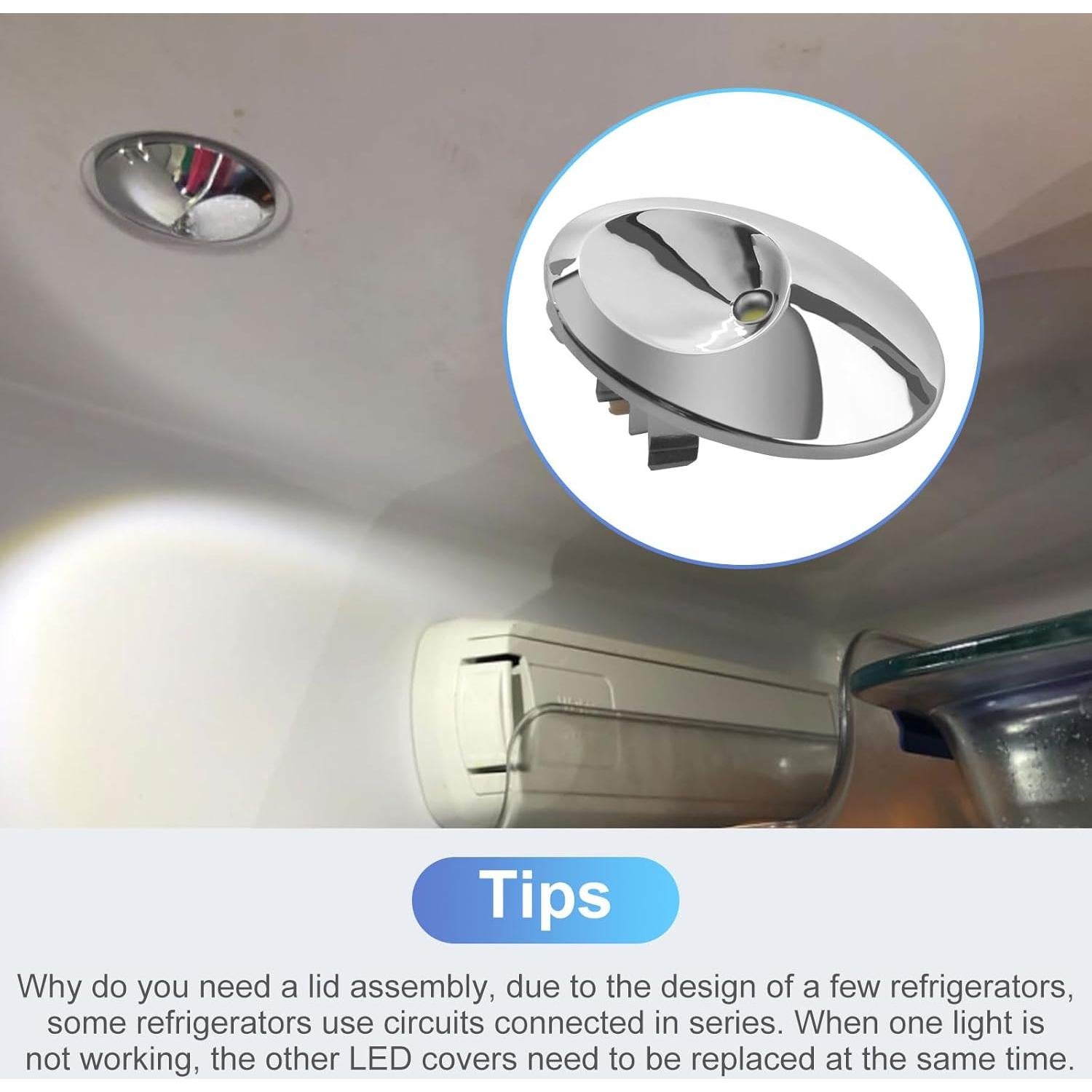 Conjunto de Luz LED para Refrigerador GE WR55X11132 - 2024