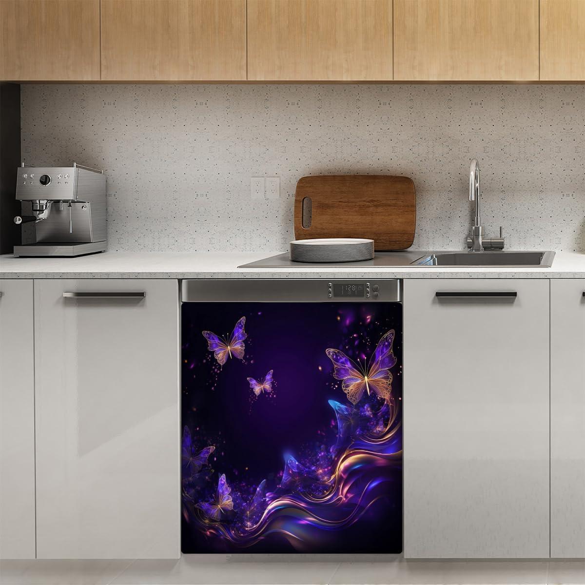 Cubierta Magnética YPPAHHHH para Lavavajillas Mariposa 58x66cm