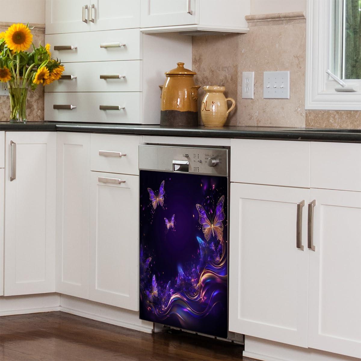 Cubierta Magnética YPPAHHHH para Lavavajillas Mariposa 58x66cm
