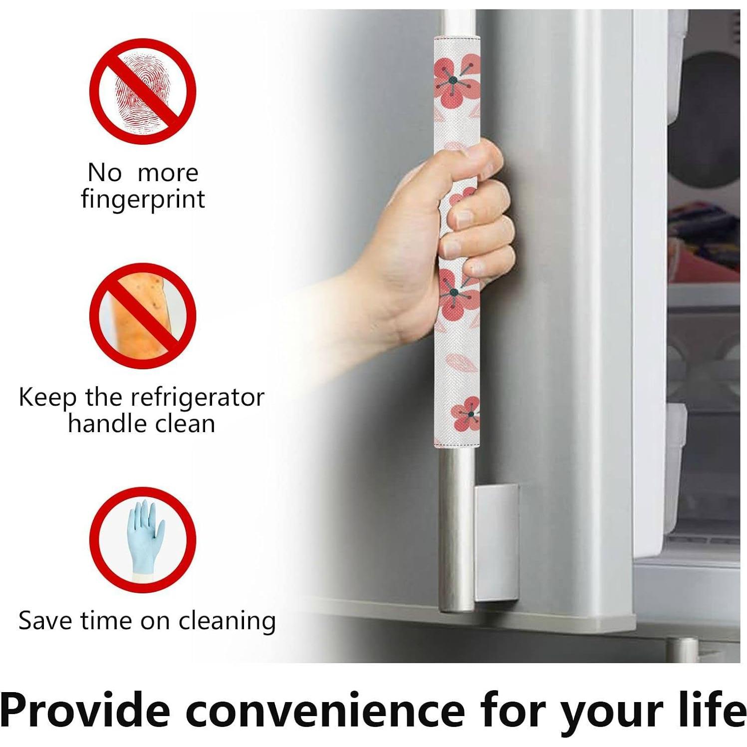 Juego de Fundas para Manijas de Refrigerador QwThum 35,56x13,97cm