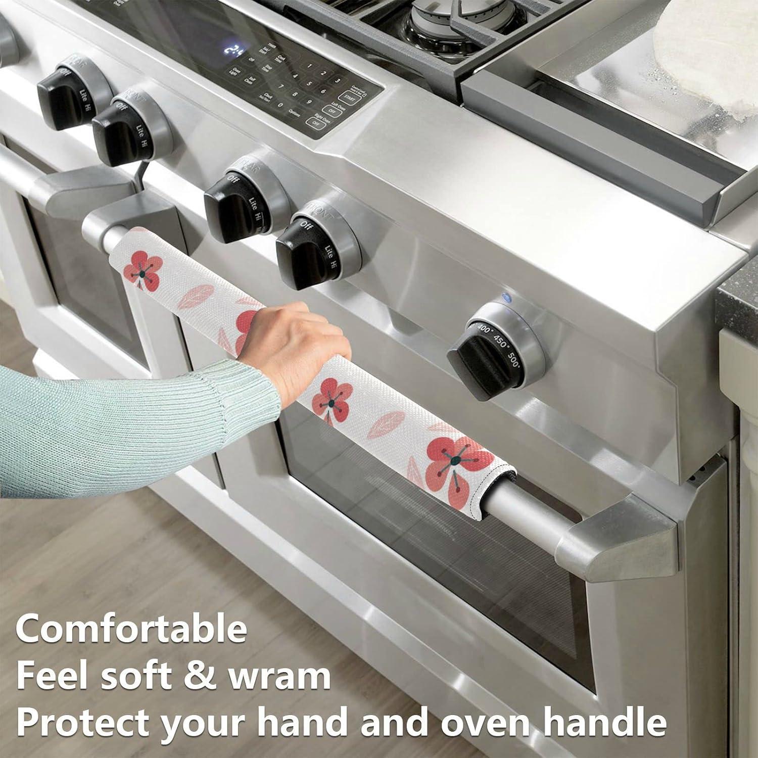 Juego de Fundas para Manijas de Refrigerador QwThum 35,56x13,97cm